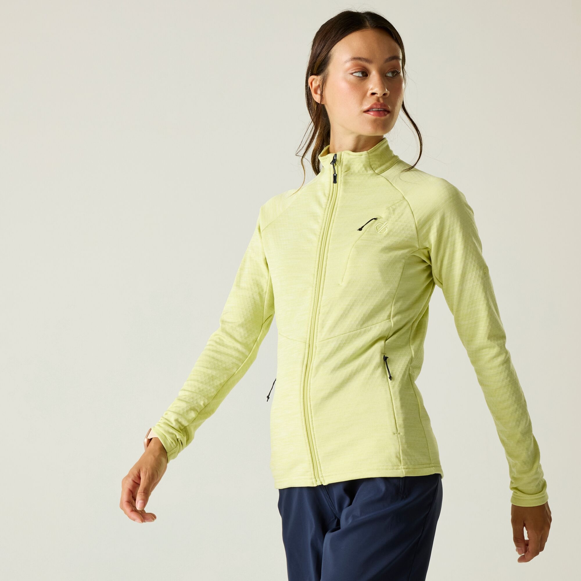 Dare 2B Women's Emerging Iii Stretch Midlayer - Yellow Size 14