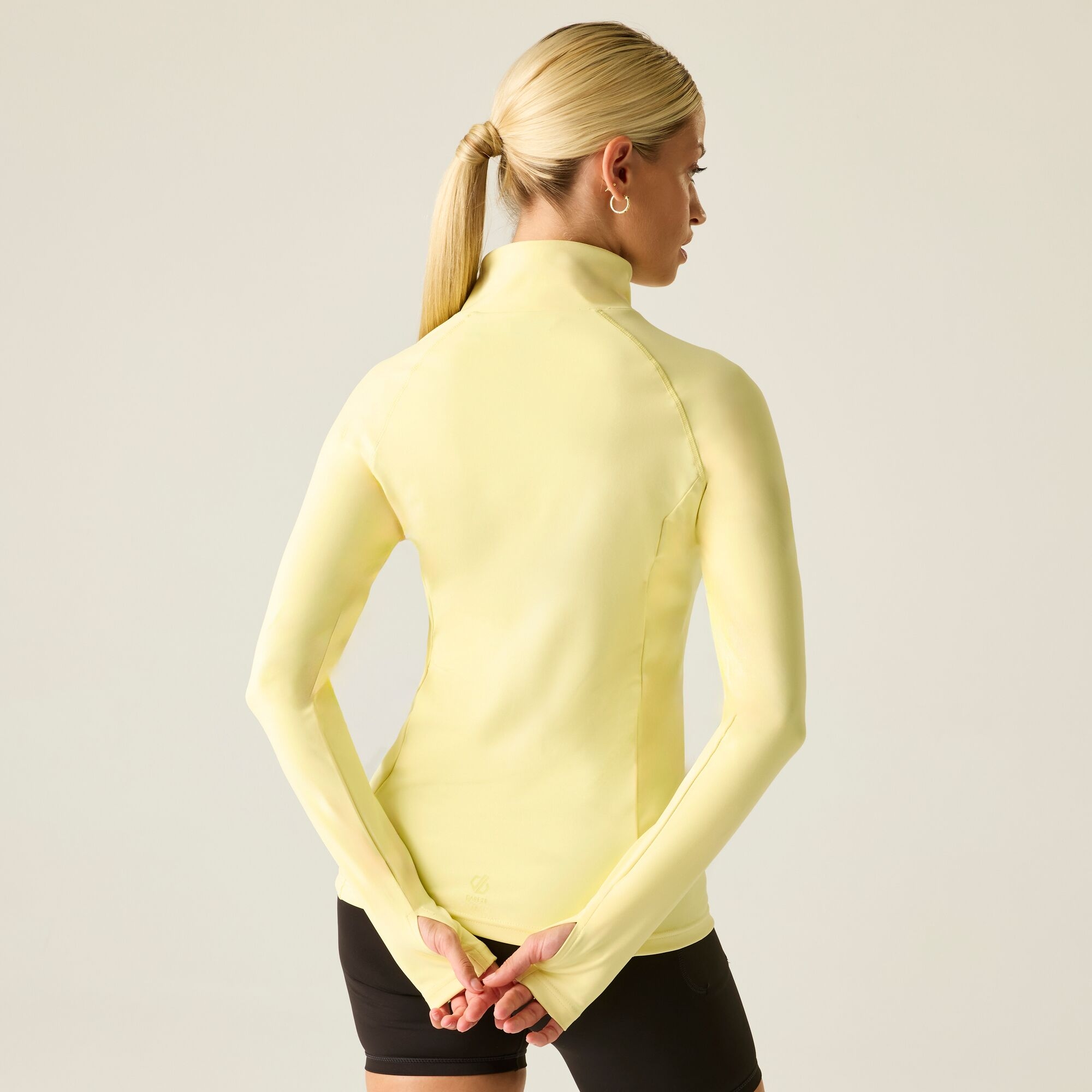 Dare 2b   Bluza damska rozpinana szybkoschnąca Refresh Żółty