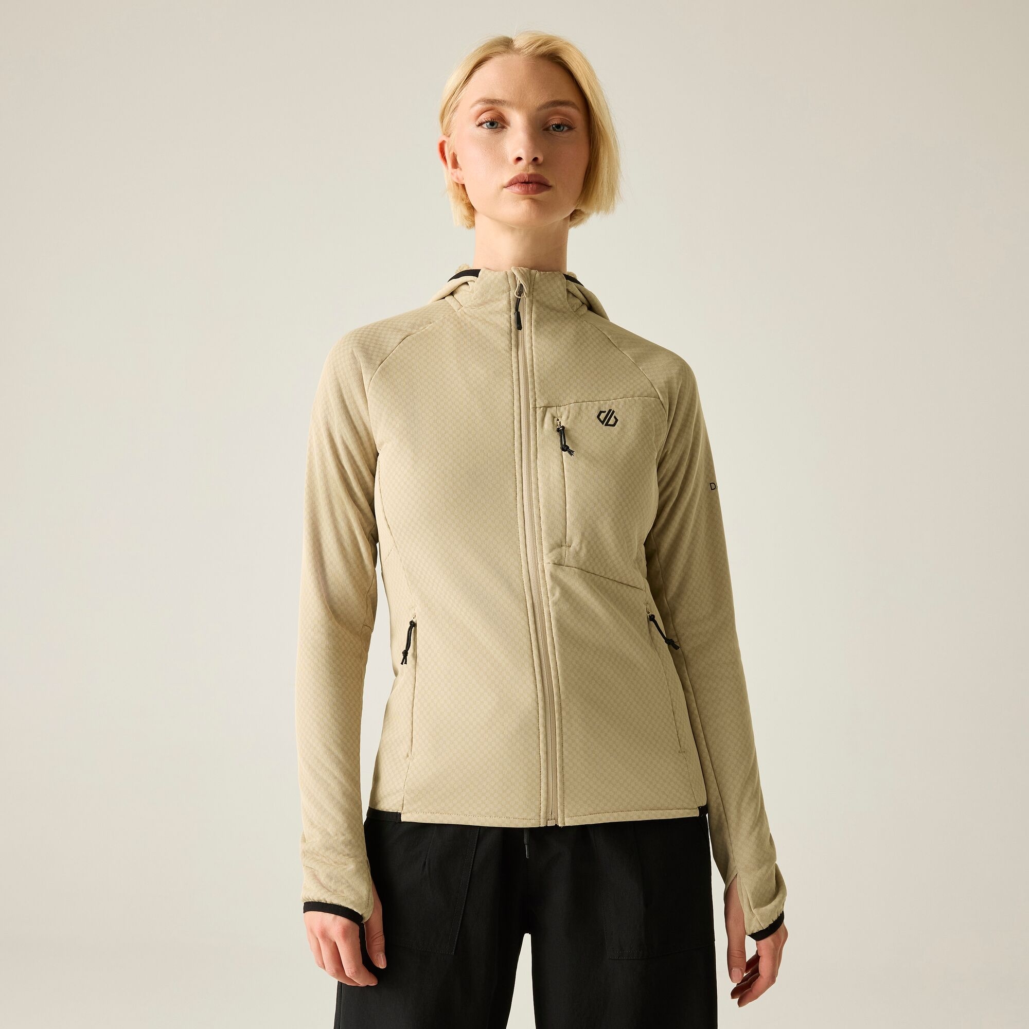 Dare 2b   Bluza damska rozsuwana Heat Weave Biały
