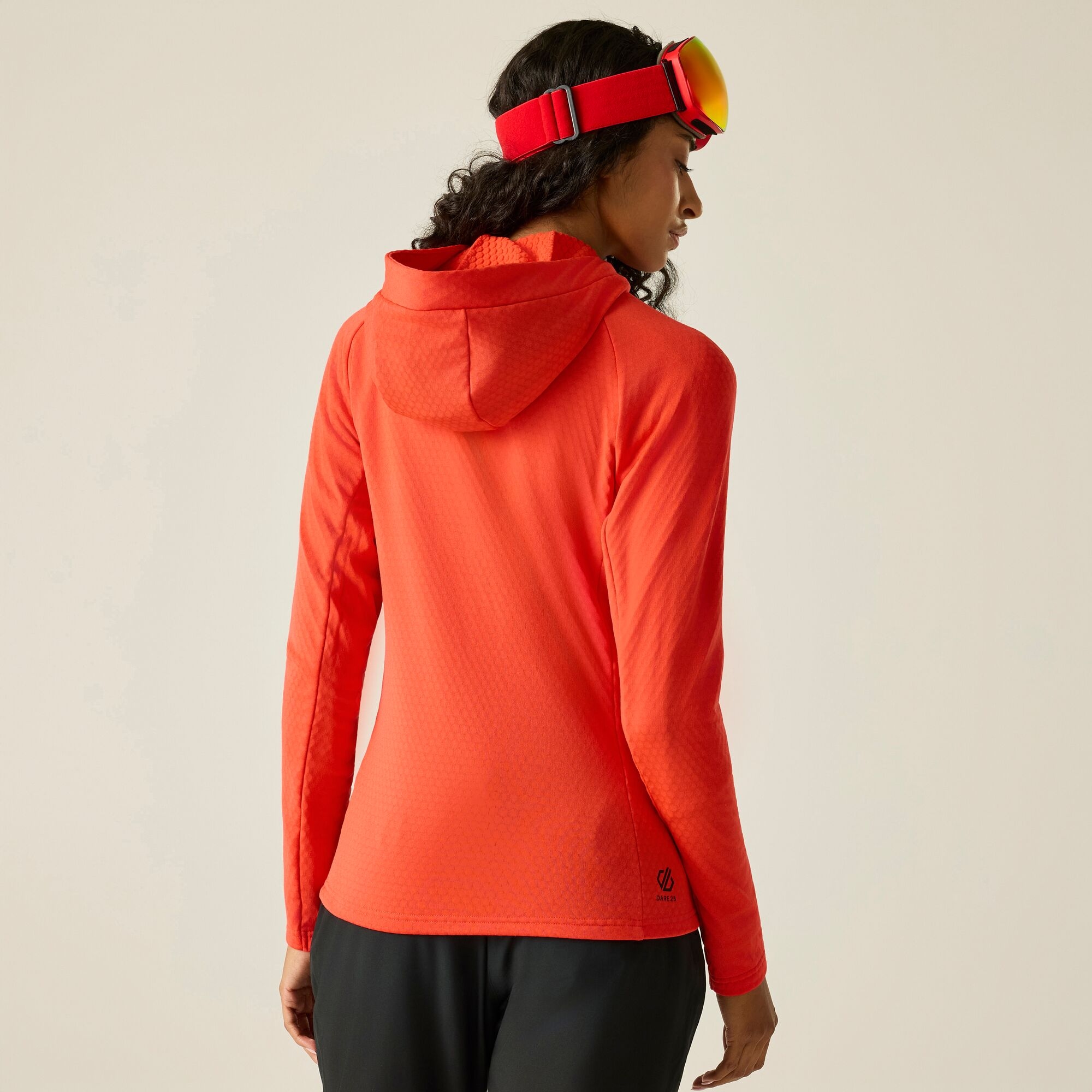 Dare 2b   Bluza damska rozsuwana Ventura Hooded Pomarańczowy