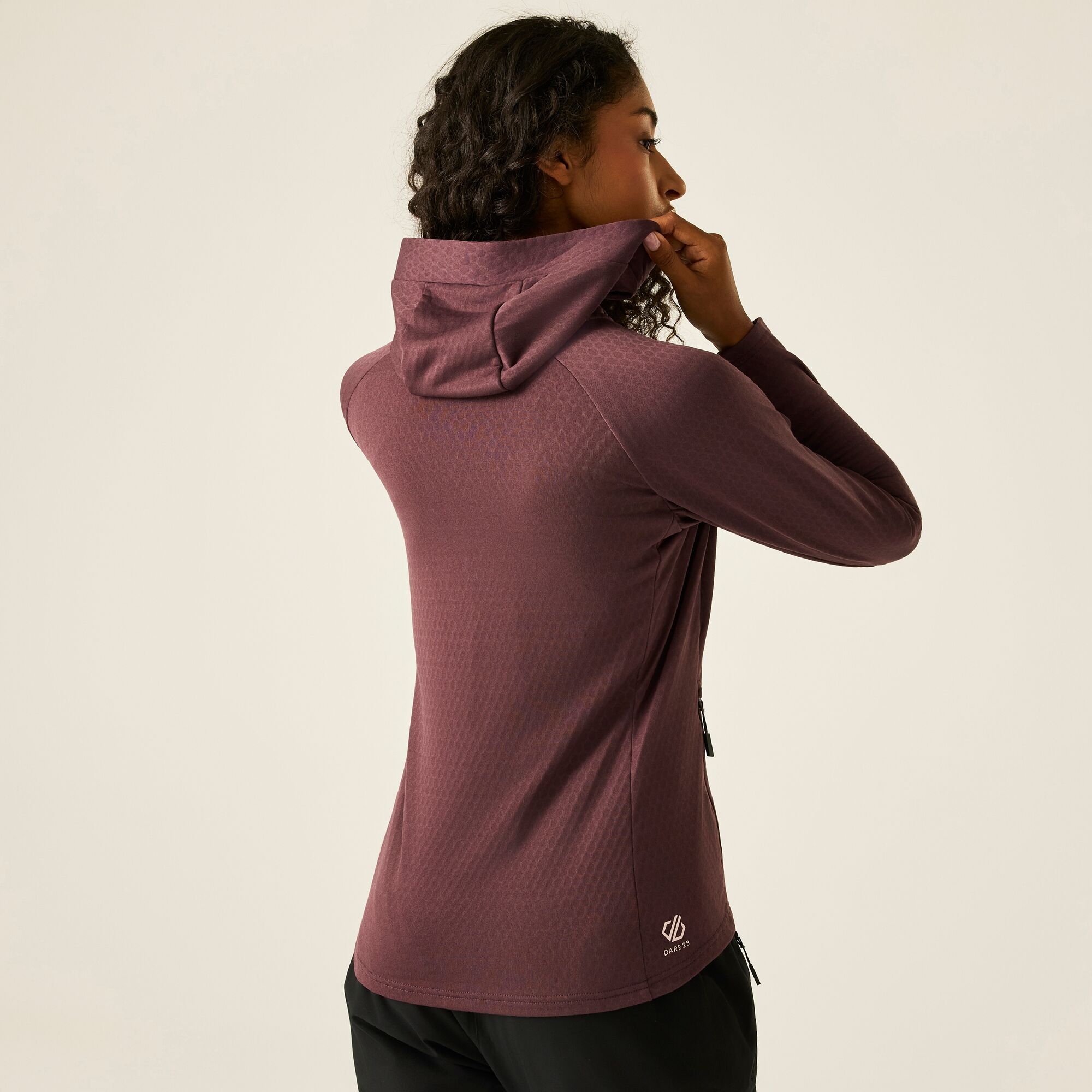 Dare 2b   Bluza damska rozsuwana Ventura Hooded Fioletowy