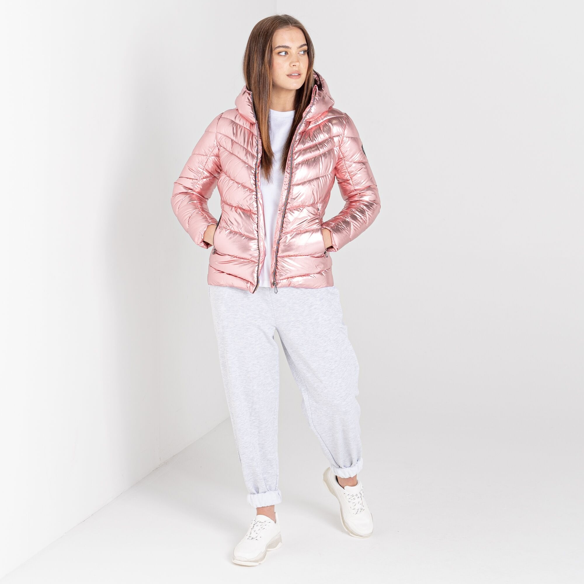 Dare 2B - Women's Reputable Insulated Jacket Powder Pink Metallic, Size: 8