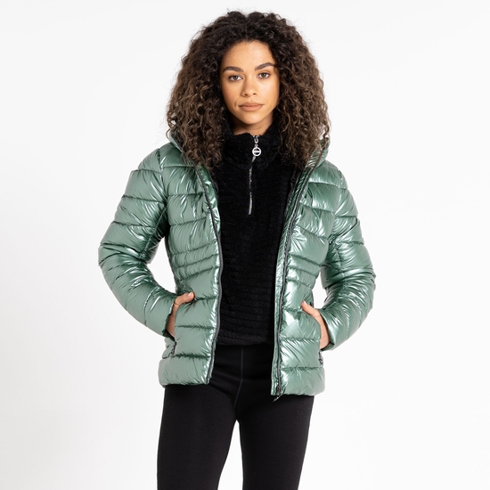 Women's Reputable II Puffer Jacket Duck Green Metallic