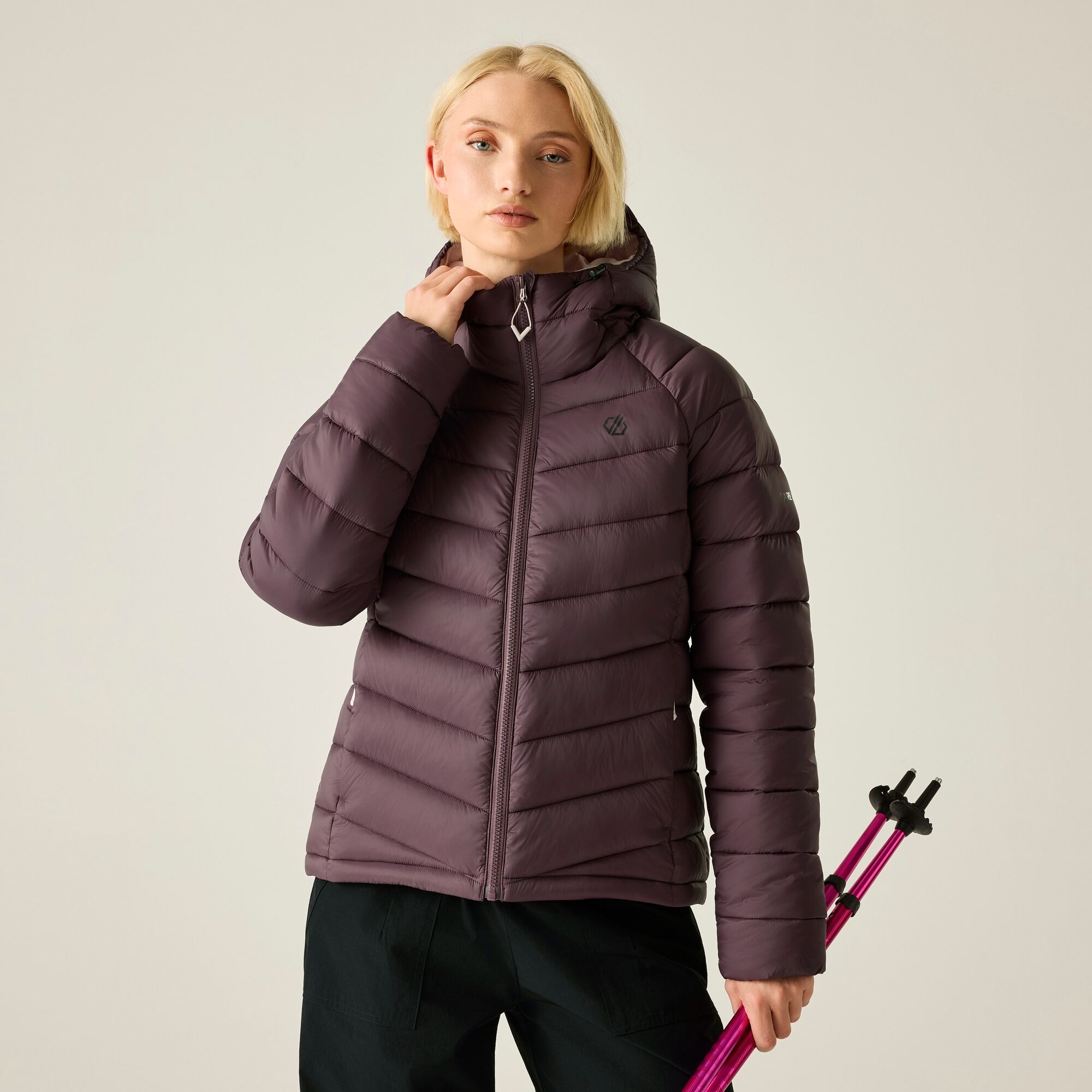 Dare 2B Women's Torrek Mountain Baffled Jacket - Purple Size 10