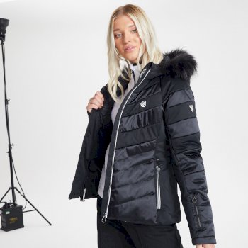 women's black waterproof jacket