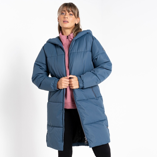 Dare 2b - Women's Indulgent Longline Padded Jacket Orion Grey