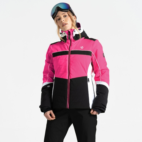 Dare 2b - Damska kurtka narciarska Vitilised Różowo-czarny