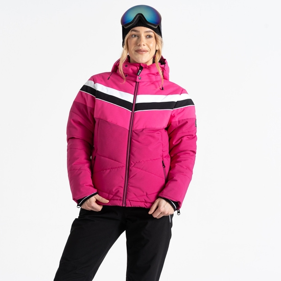 Dare 2b - Women's Powder Ski Jacket Pure Pink Boudoir Red