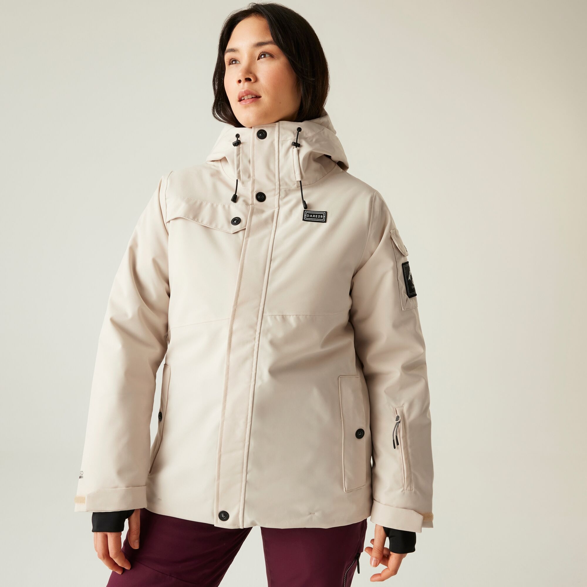 Dare 2b Kurtka narciarska damska z membraną Ski Life Beżowy