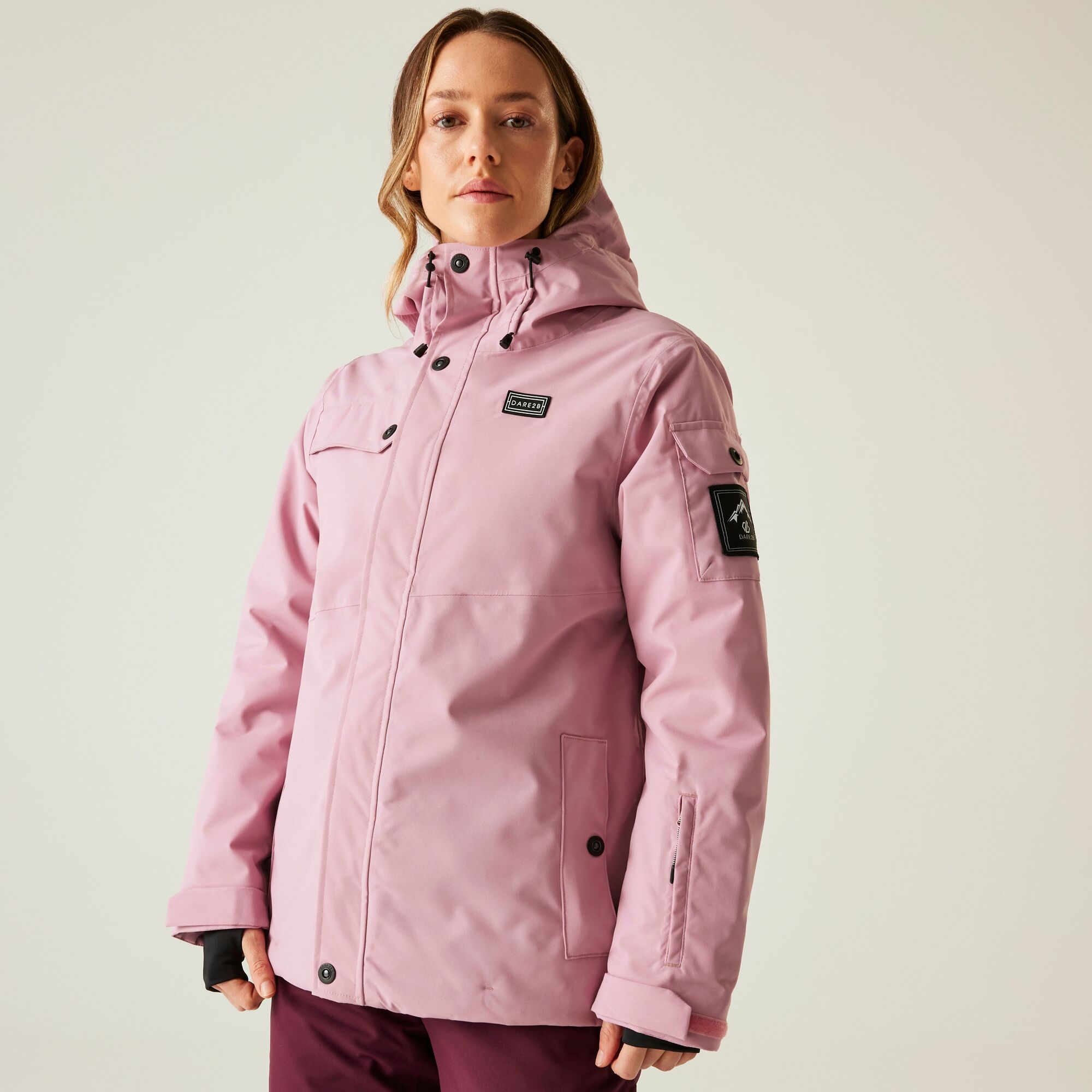 Dare 2b   Kurtka narciarska damska z membraną Ski Life Różowy
