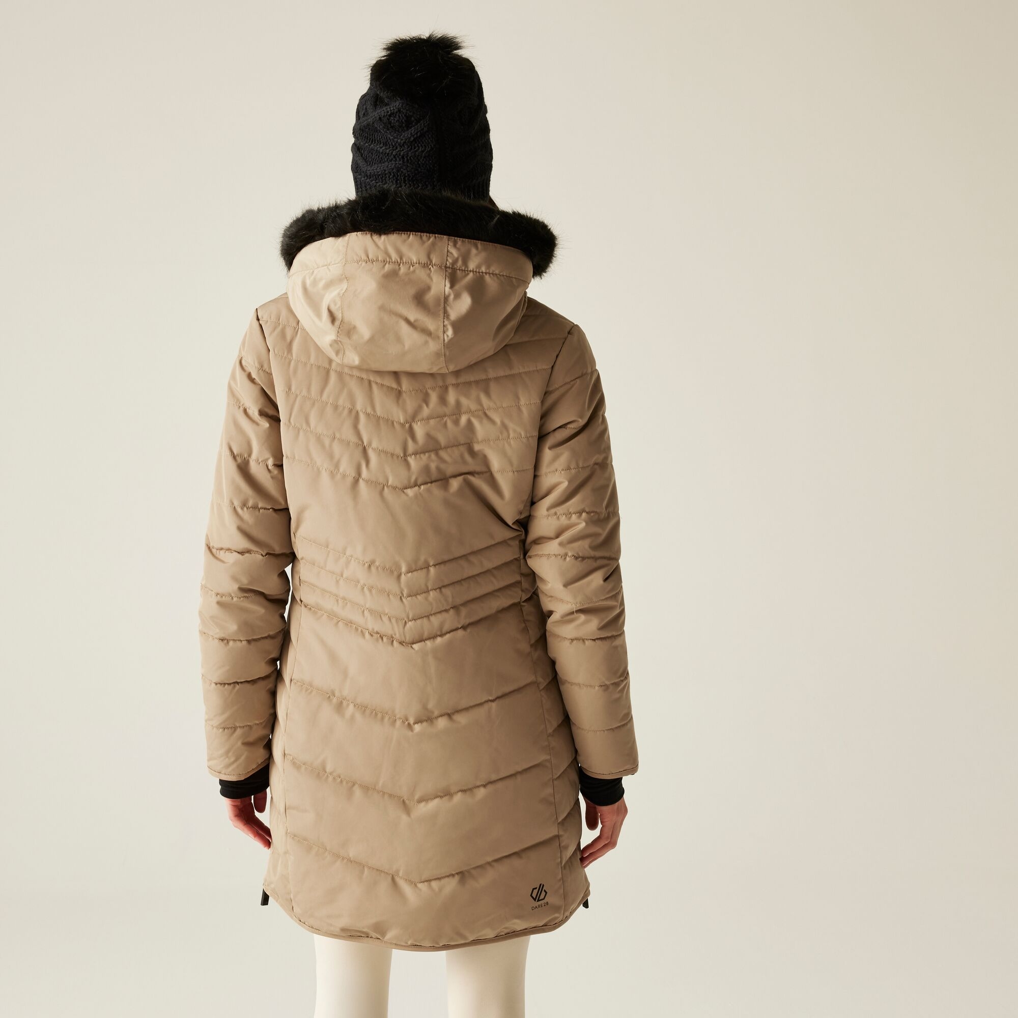 Dare 2b Damski płaszcz zimowy Striking IV Beżowy