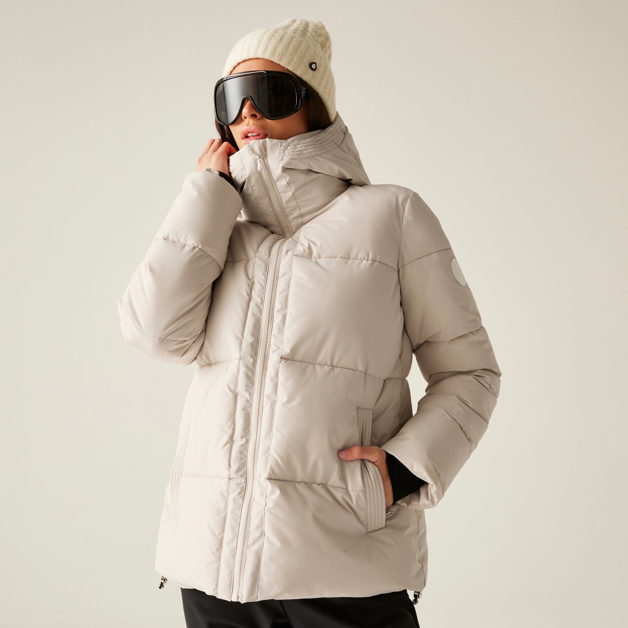 Dare 2b Kurtka damska zimowa ocieplana Milleu Beżowy