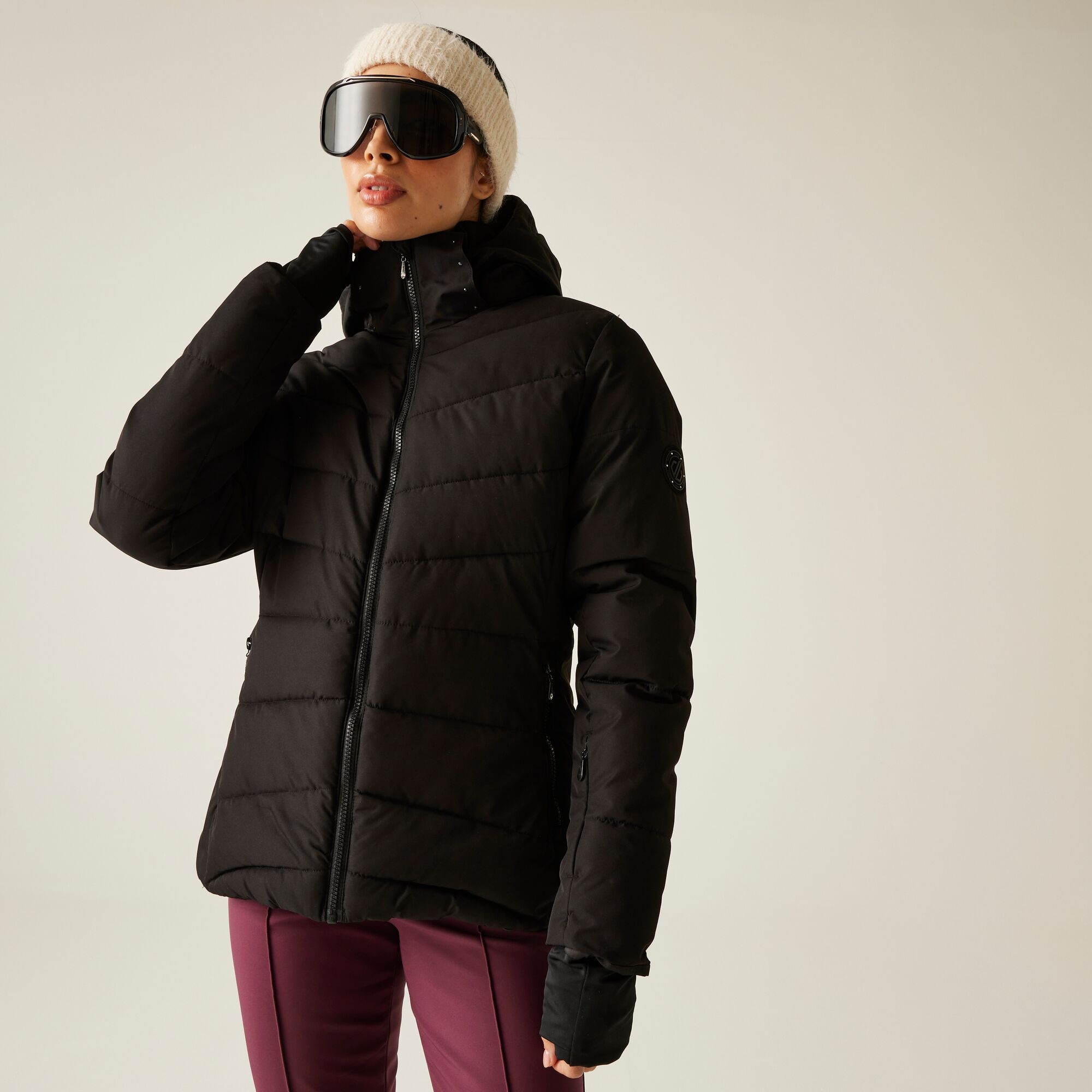 Dare 2B Women's Winter Waterproof Glacier Jacket - Black Size 16