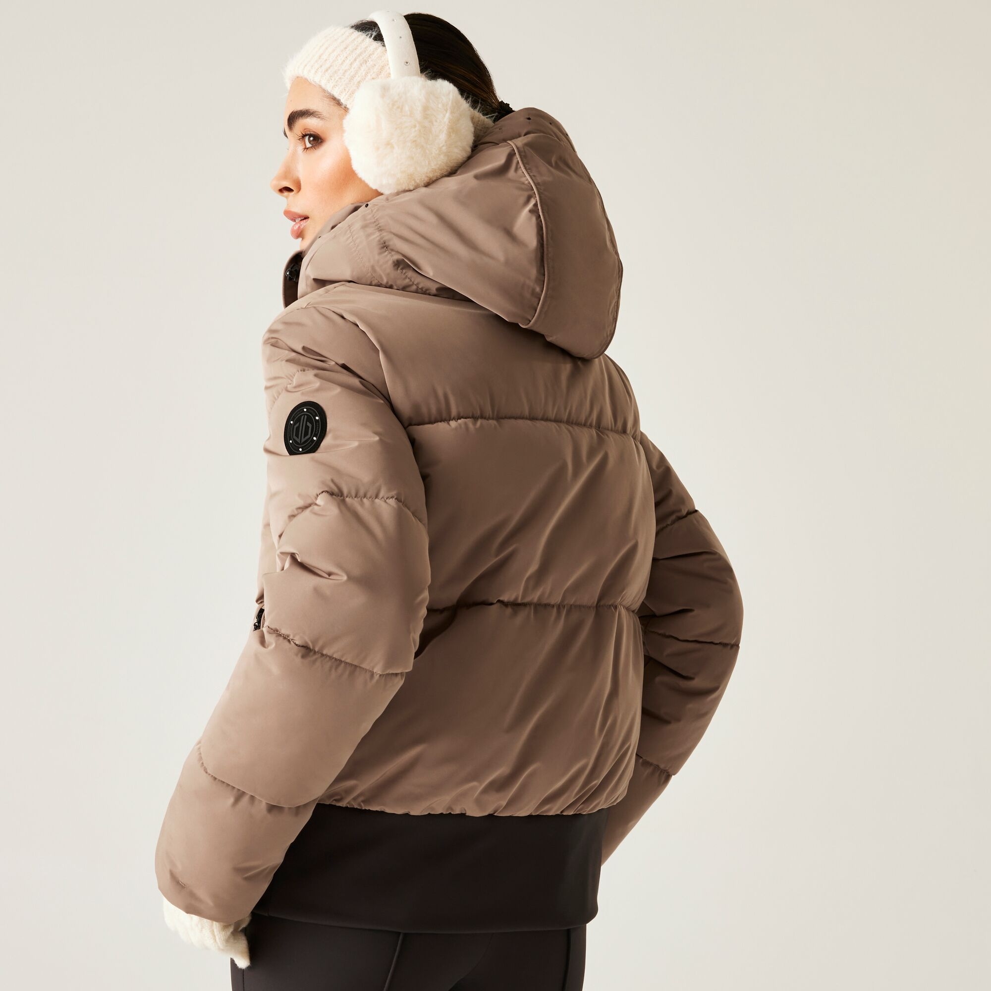 Dare 2b Kurtka narciarska damska z membraną Glitz Beżowy