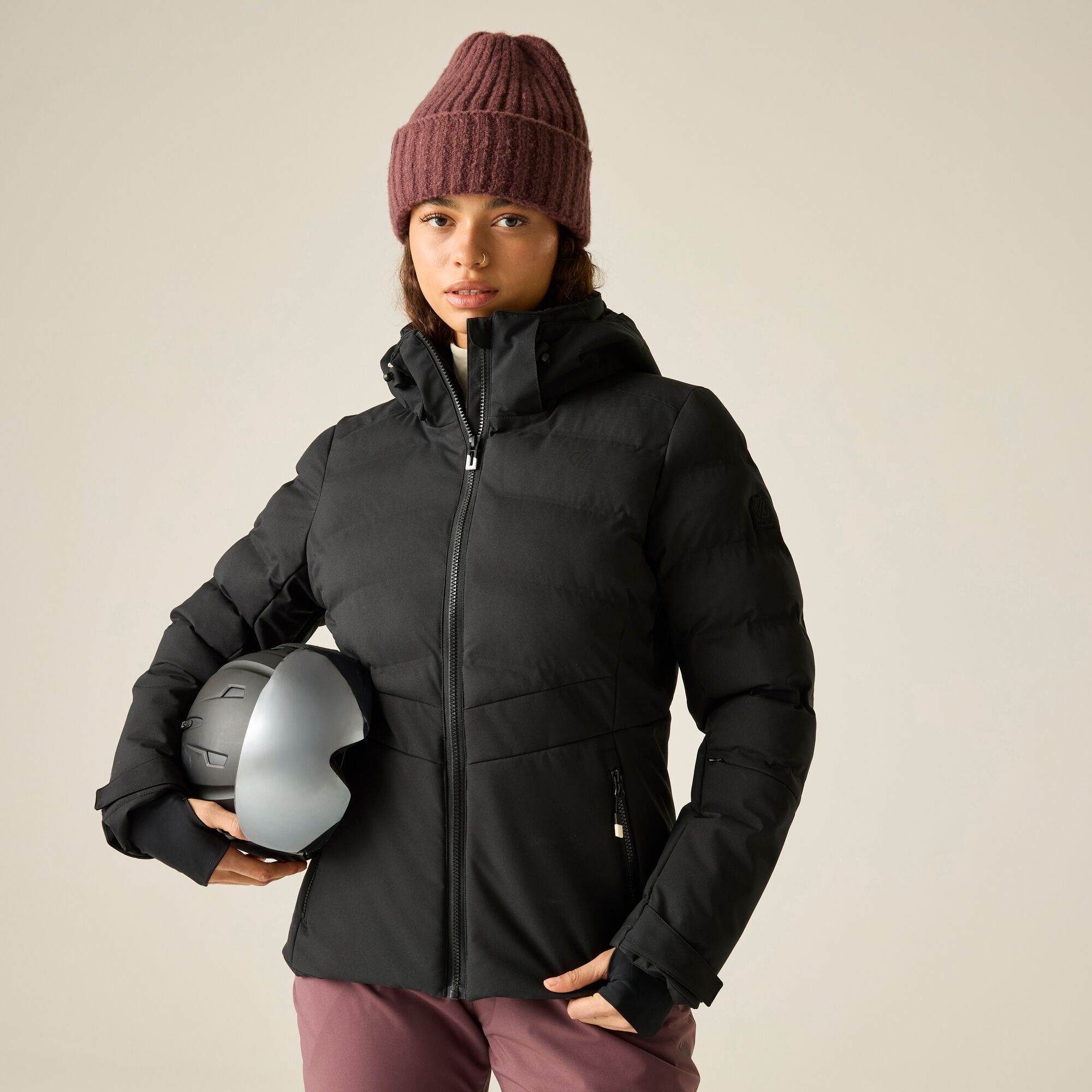 Dare 2B Women's Gliding Ii Ski Jacket - Black Size 12