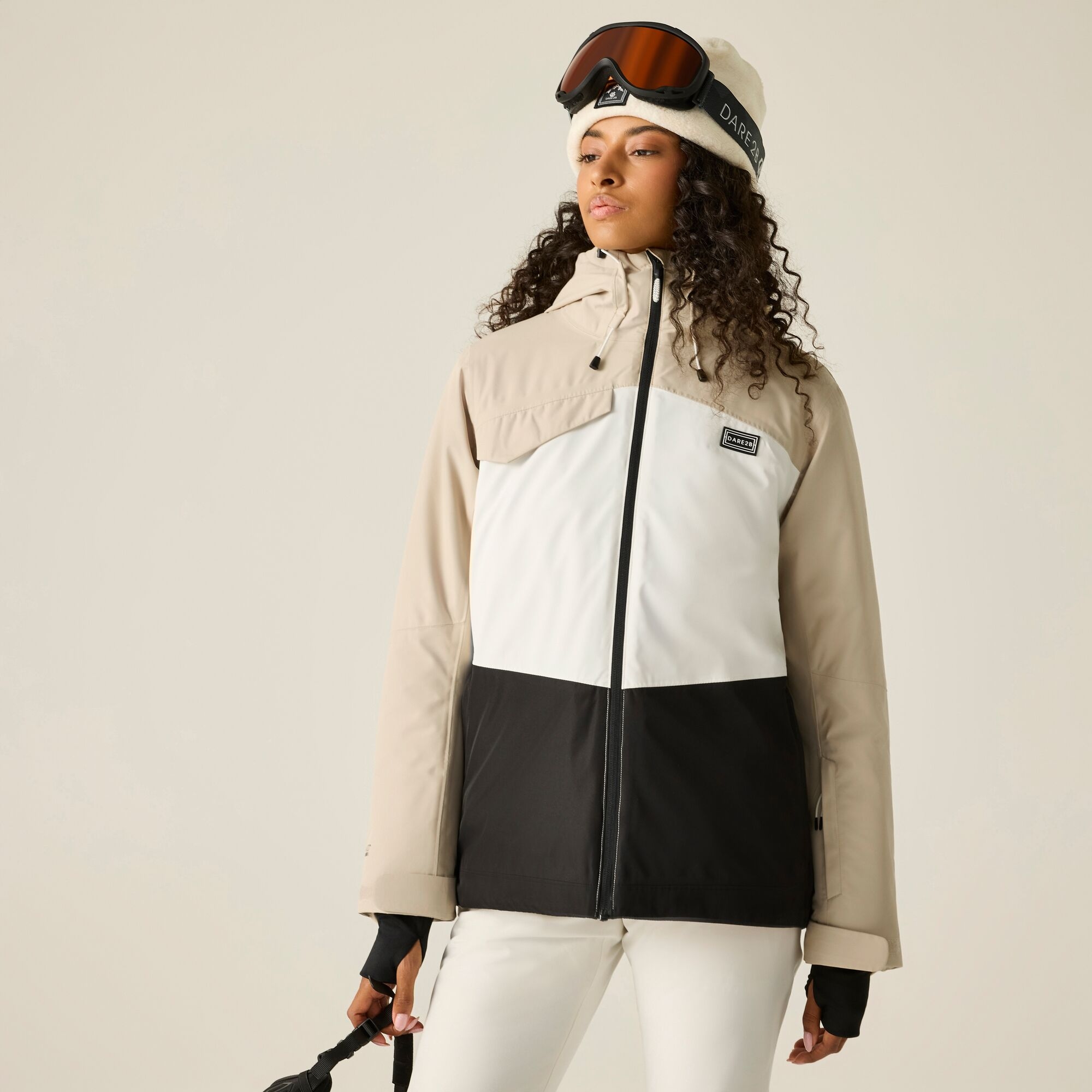 Dare 2B Women's Blanc Waterproof Jacket Powder - Image 2