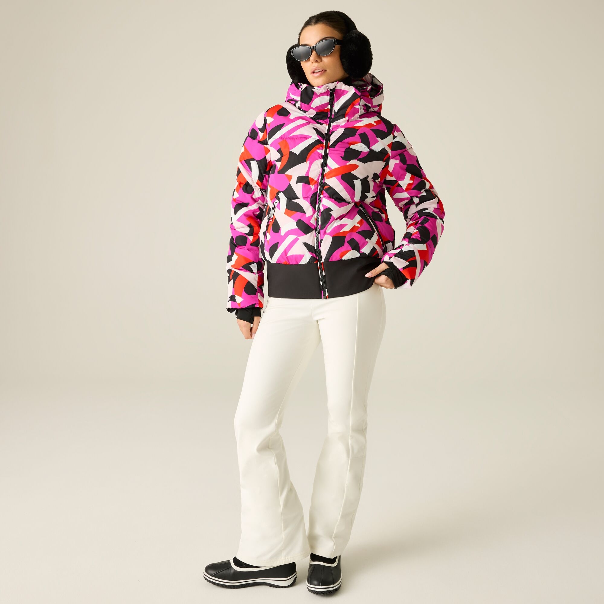 Dare 2B Women's Waterproof Glitz Ii Padded Jacket - Pink Size 12 - Image 3