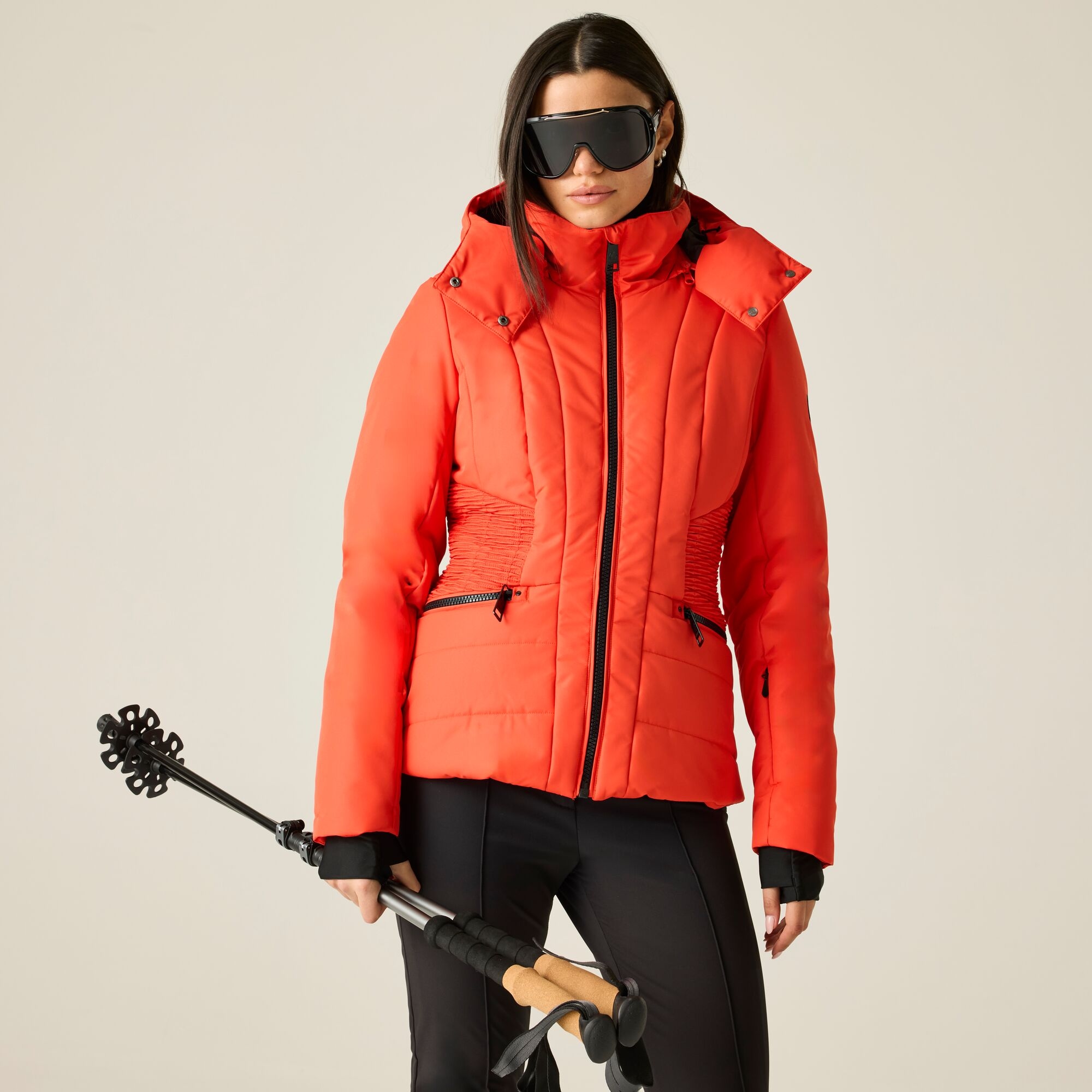 Dare 2B Women's Orange Puffer Jacket Contour - Image 3