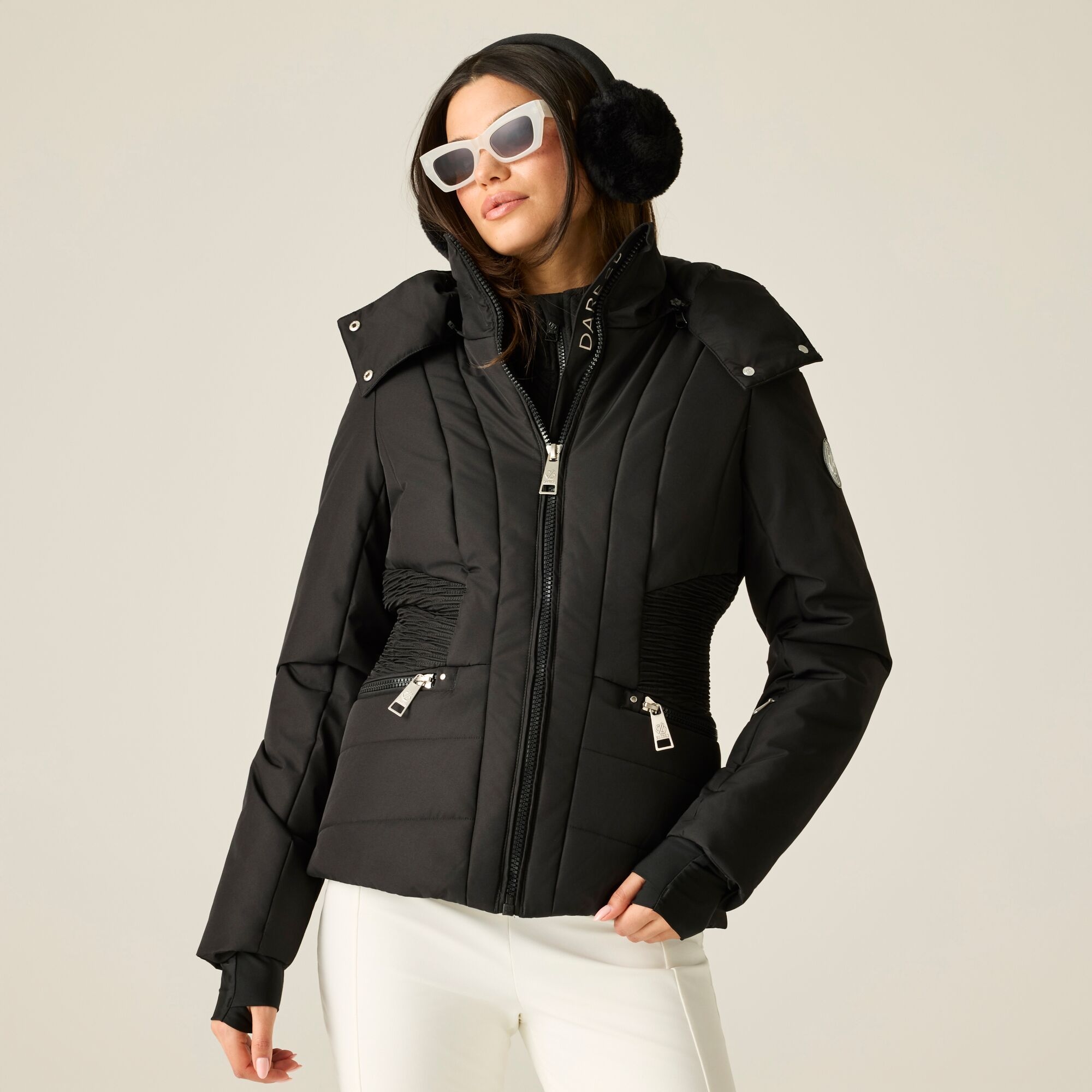 Dare 2B Women's Contour Ski Jacket - Black Size 8 - Image 1