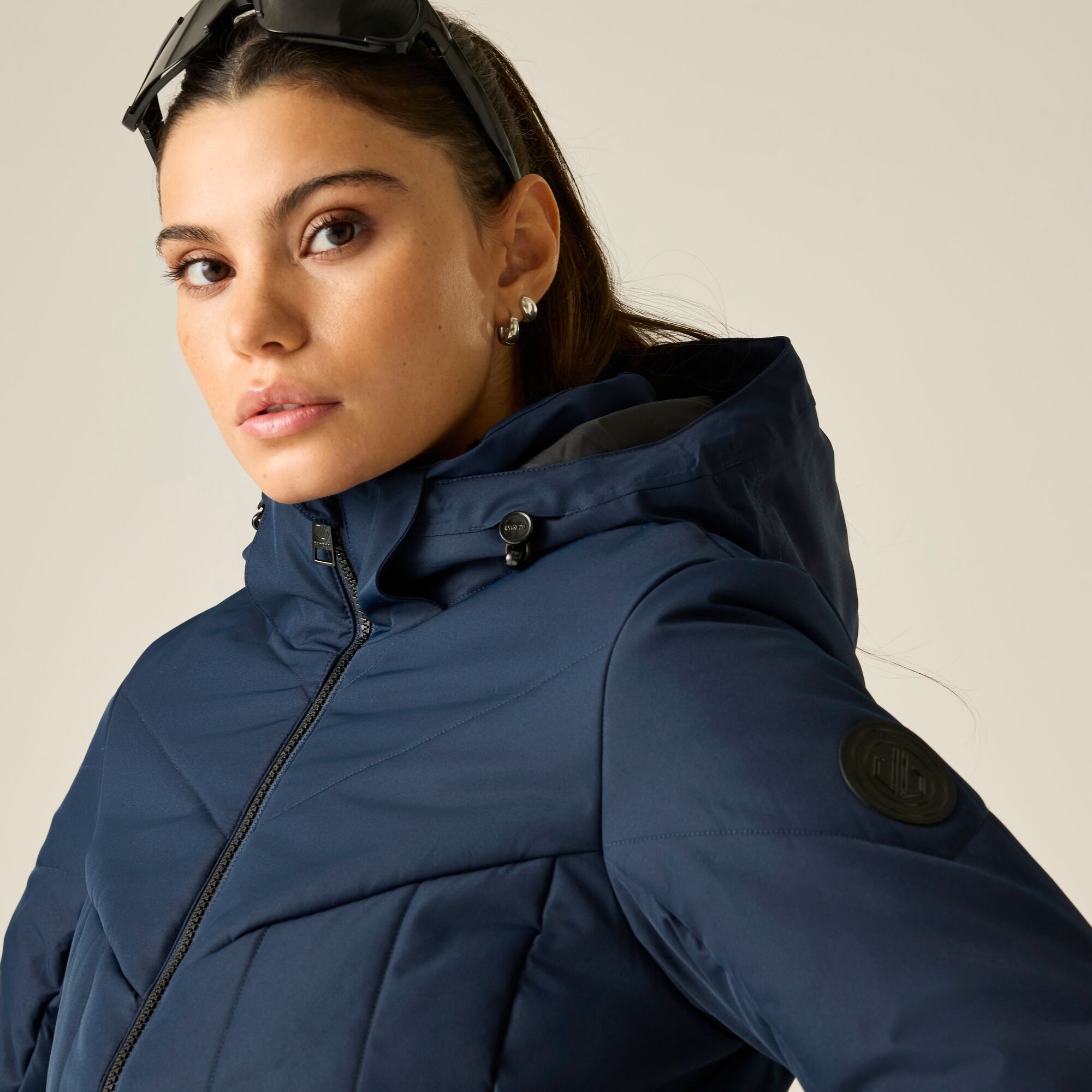 Dare 2B Women's Blue Waterproof Glacier Ii Padded Jacket Size: 8 - Image 2