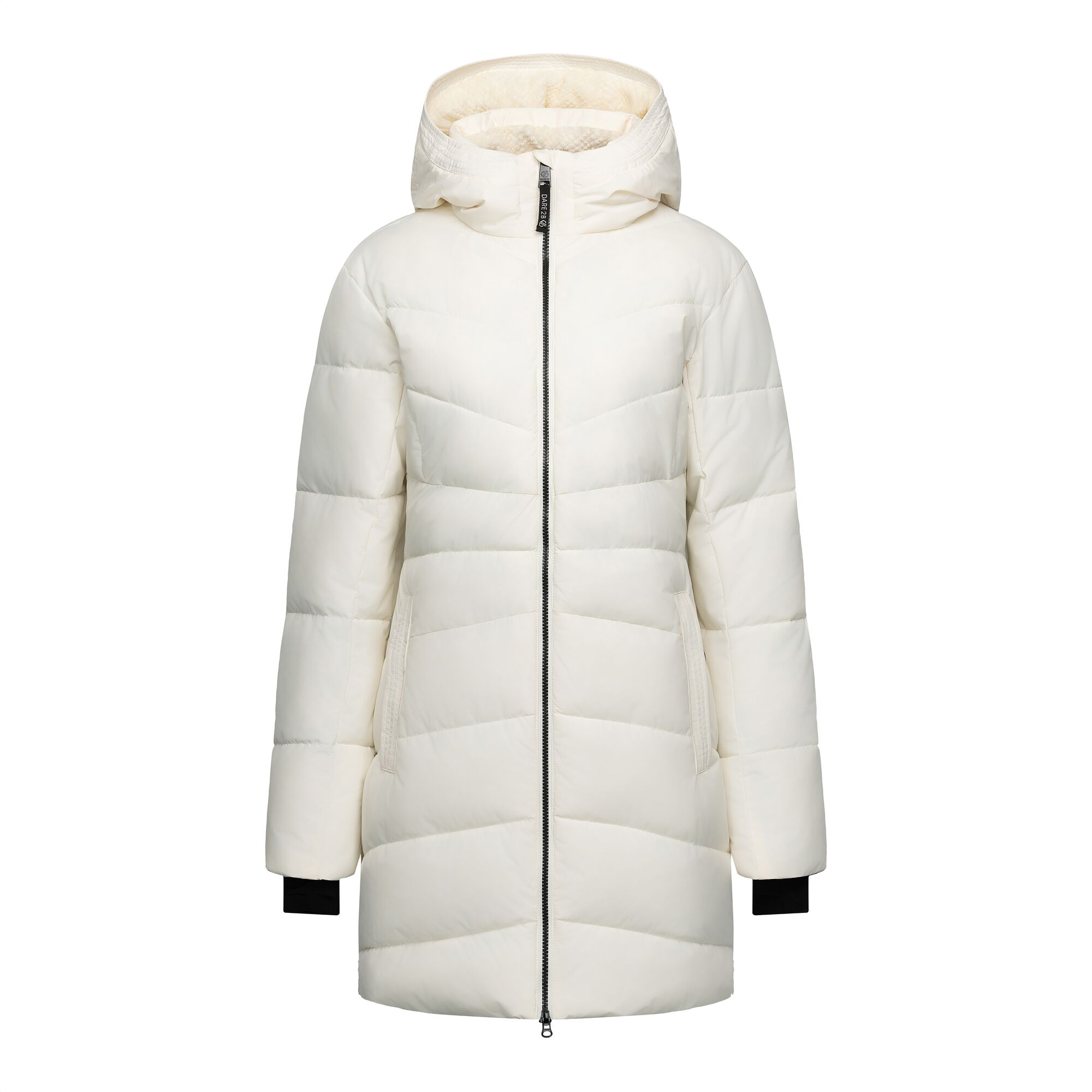 Dare 2B Women's Waterproof Glacier Longline Padded Jacket - Beige Size 18
