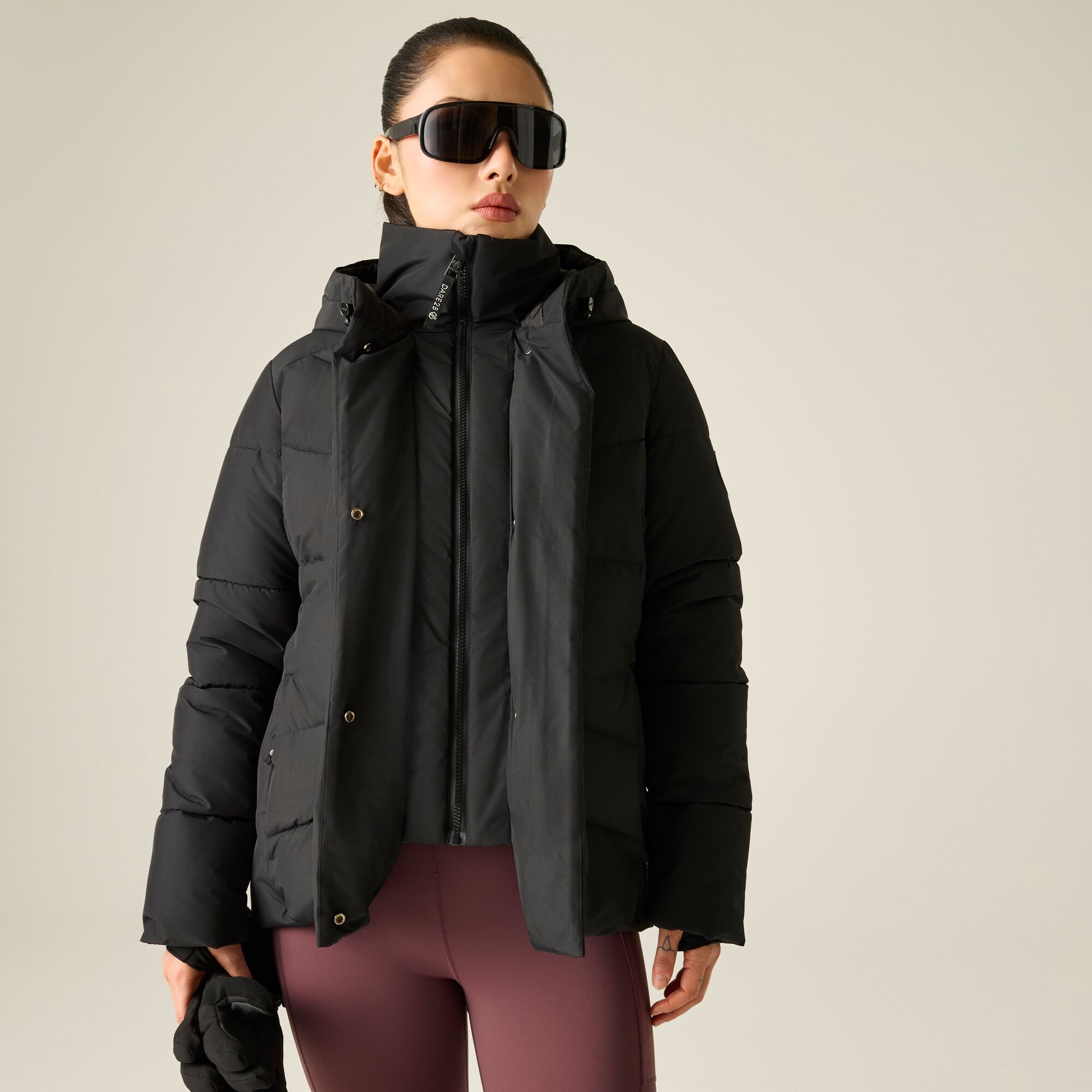 Dare 2b   Kurtka zimowa damska ocieplana Lustre Czarny