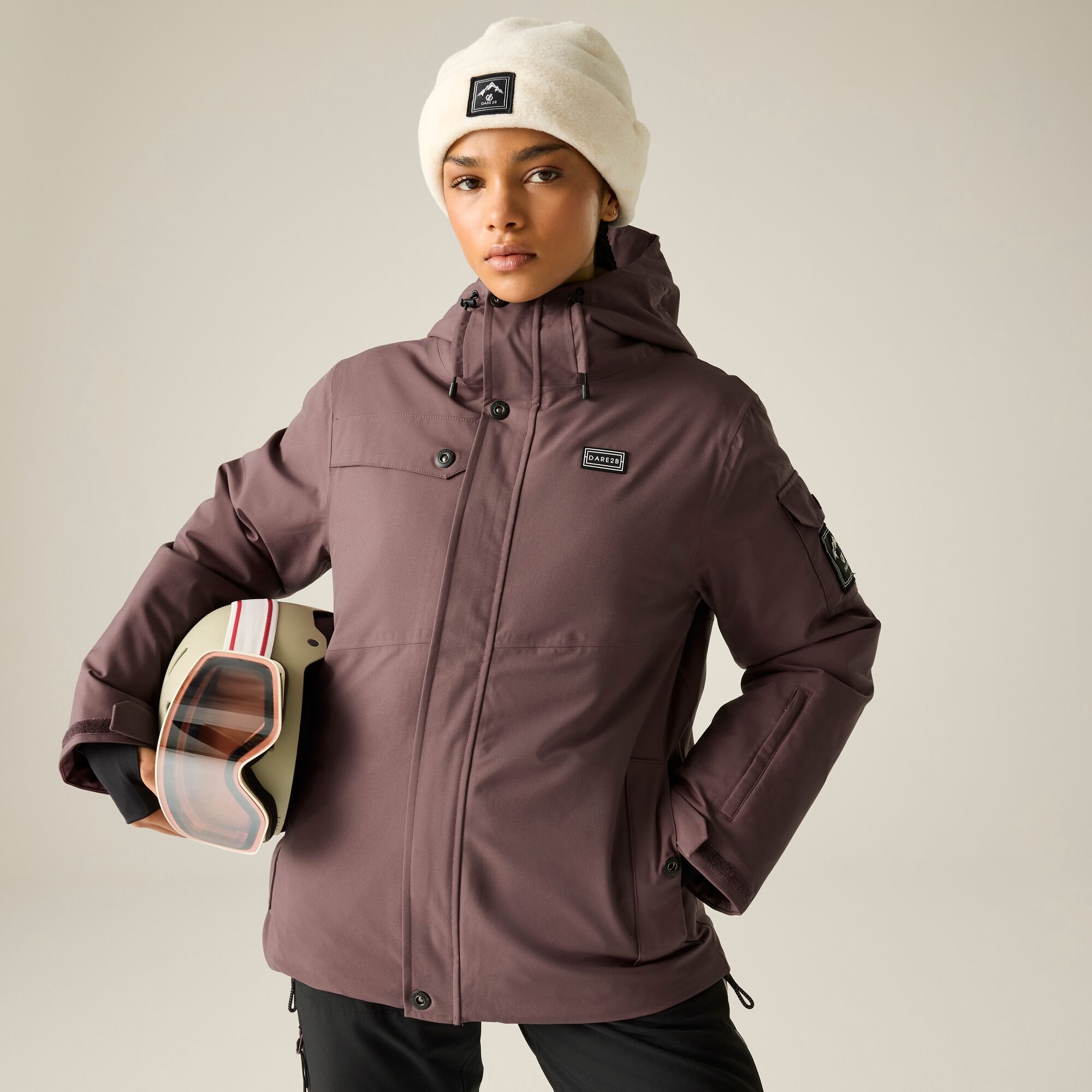 Dare 2B Women's Ski Life Ii Jacket - Huckleberry - 12 - Image 3
