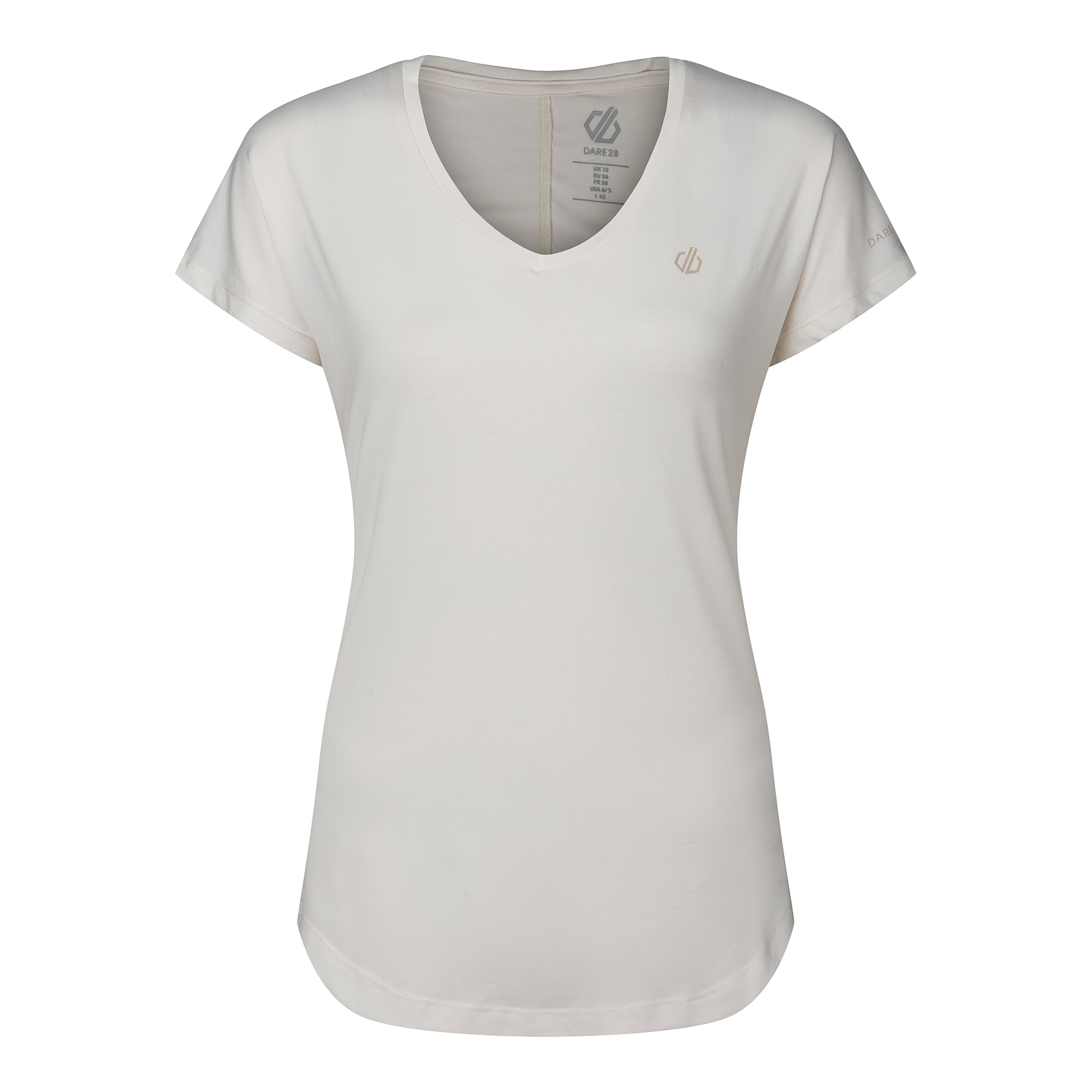 Dare 2B Women's Vigilant T-Shirt - Beige Size 14