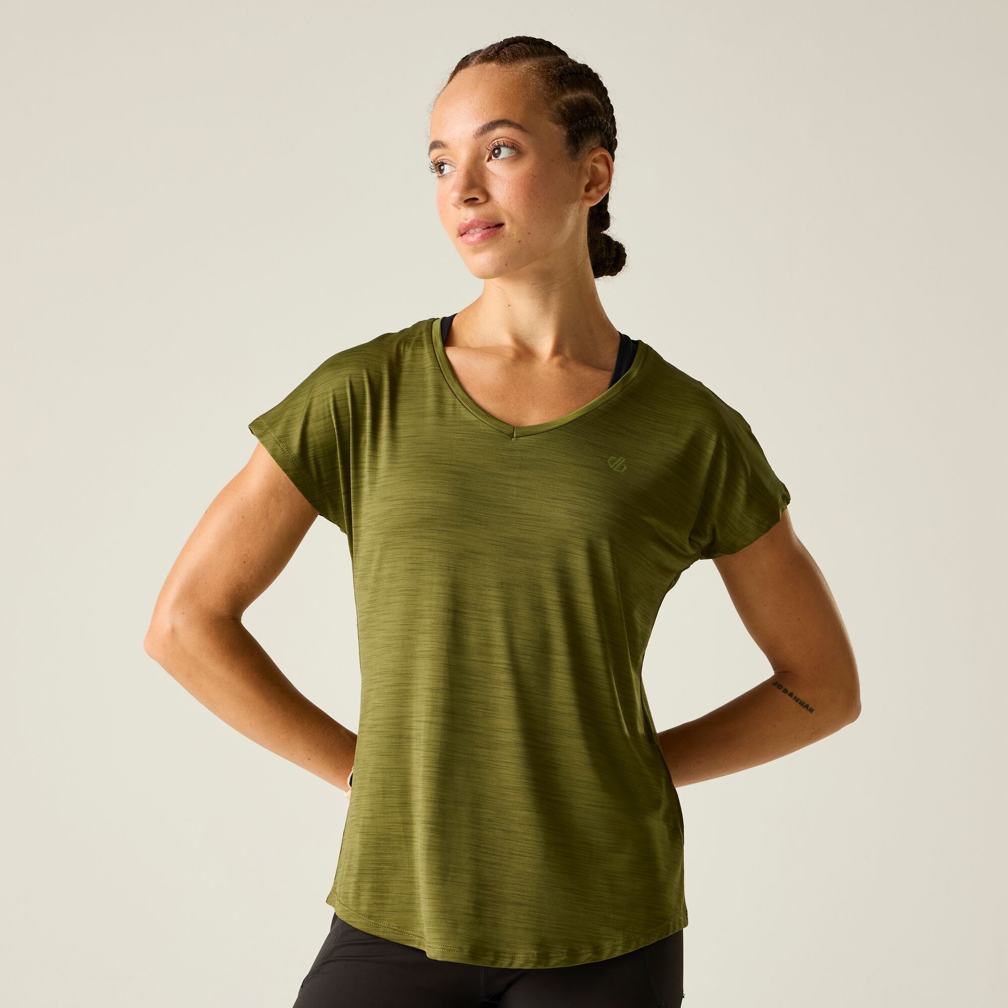 Dare 2b Koszulka damska szybkoschnąca Vigilant Zielony