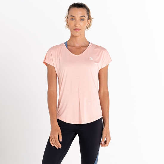 Dare 2b - Women's Vigilant Lightweight T-Shirt Apricot Blush