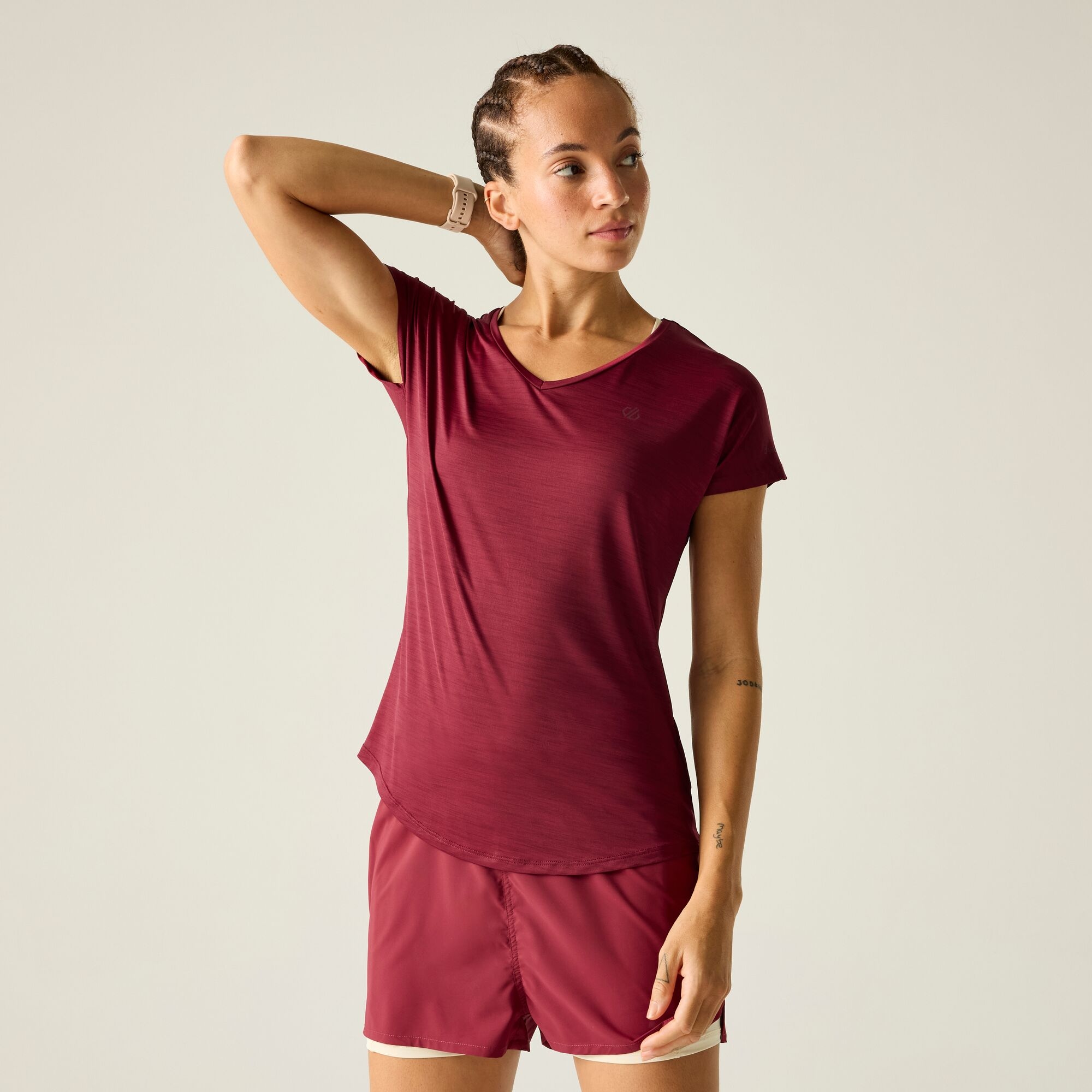 Dare 2B Women's Red Vigilant T-Shirt Size: 16 - Image 2