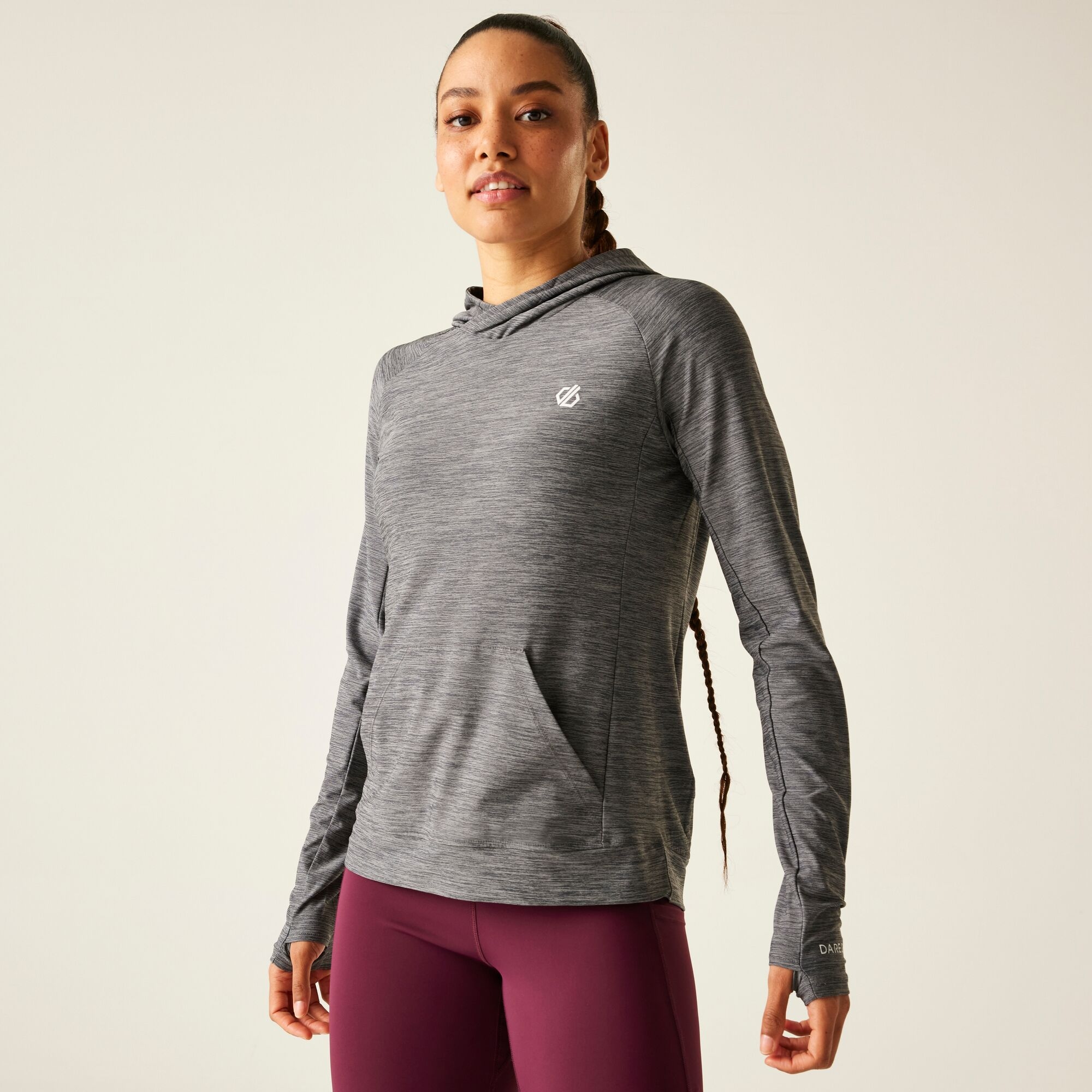 Dare 2b Bluza damska z kapturem Sprint Cty Szary