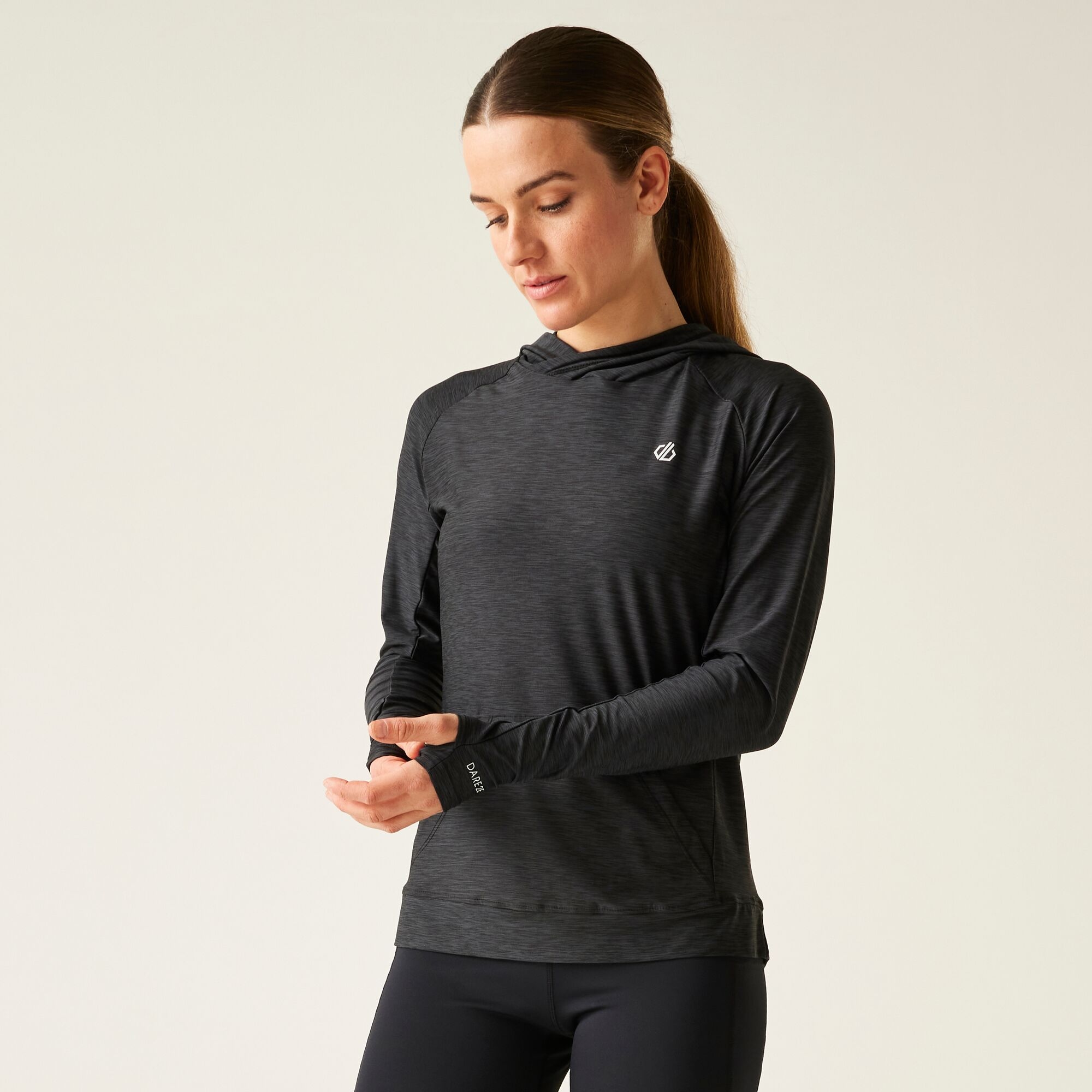 Dare 2b Bluza damska z kapturem Sprint Cty Czarny