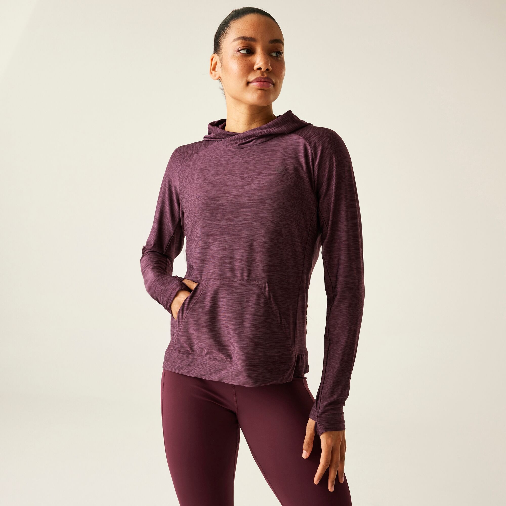 Dare 2b Bluza damska z kapturem Sprint Cty Fioletowy