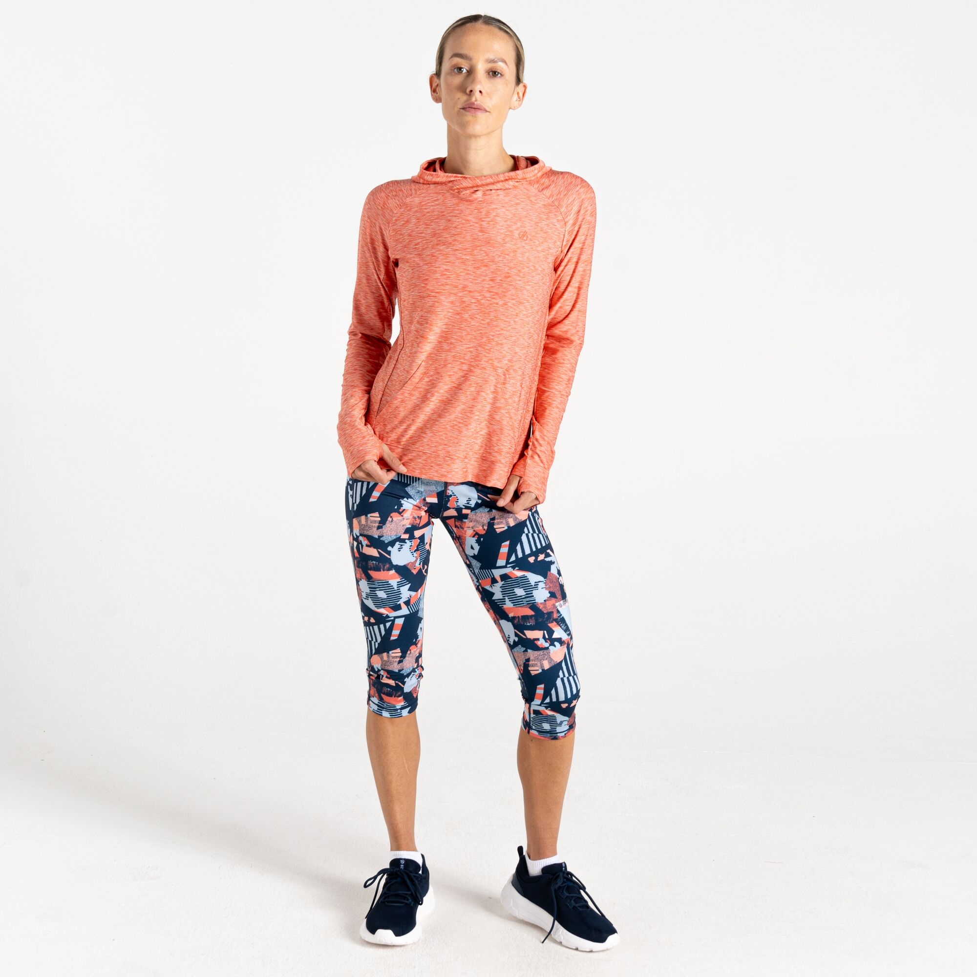 Dare 2b Bluza damska z kapturem Sprint Cty Pomarańczowy