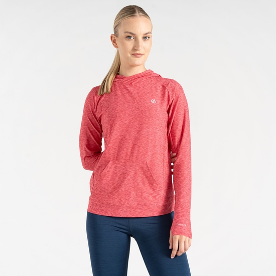 Dare 2b - Women's Sprint City Lightweight Hoodie Sorbet Pink Marl