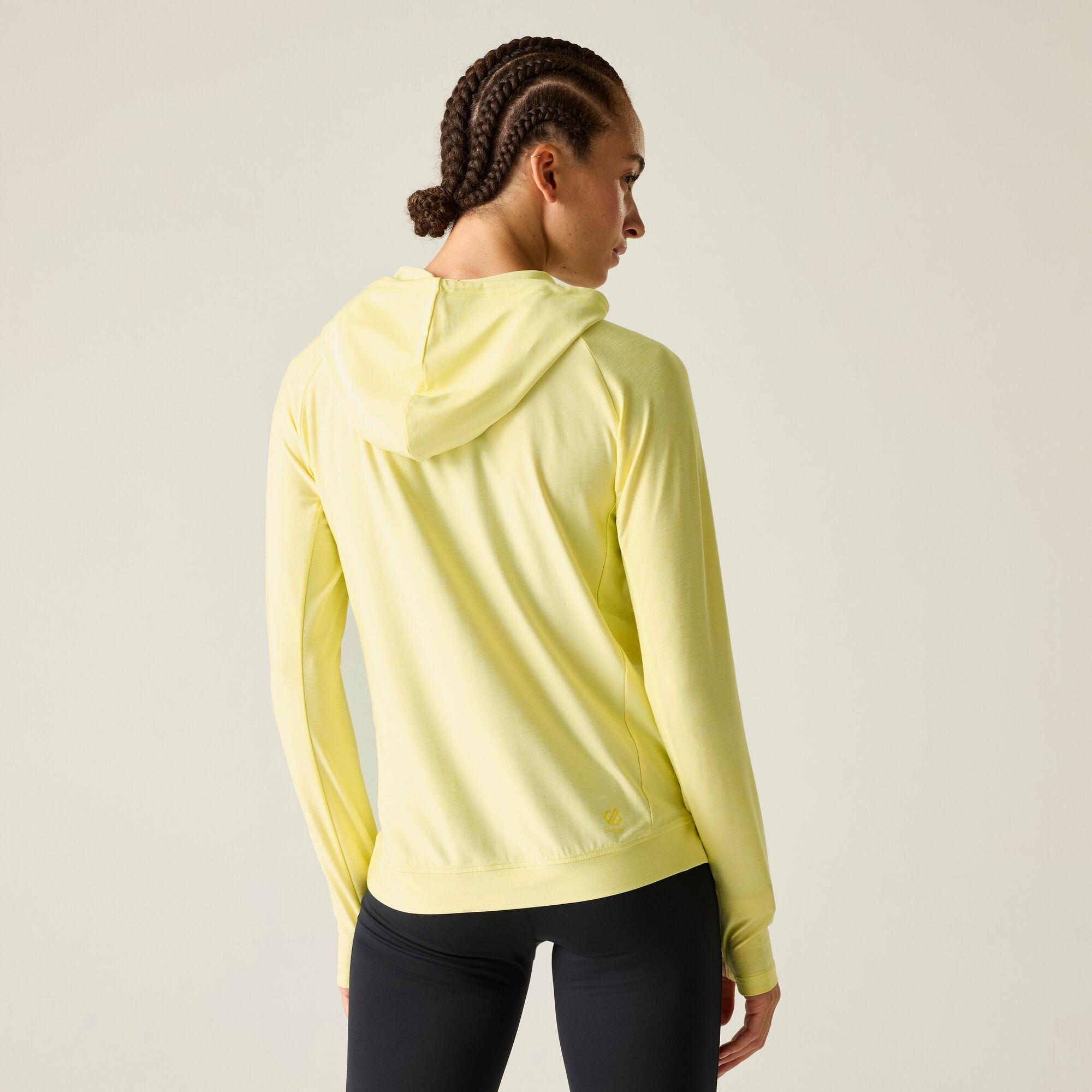 Dare 2b Bluza damska z kapturem szybkoschnąca Sprint Cty Żółty