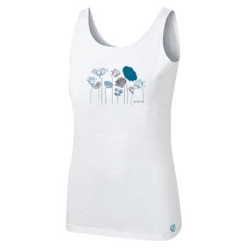 Dare 2b - Women's Free Climb Graphic Vest White Freshwater Blue