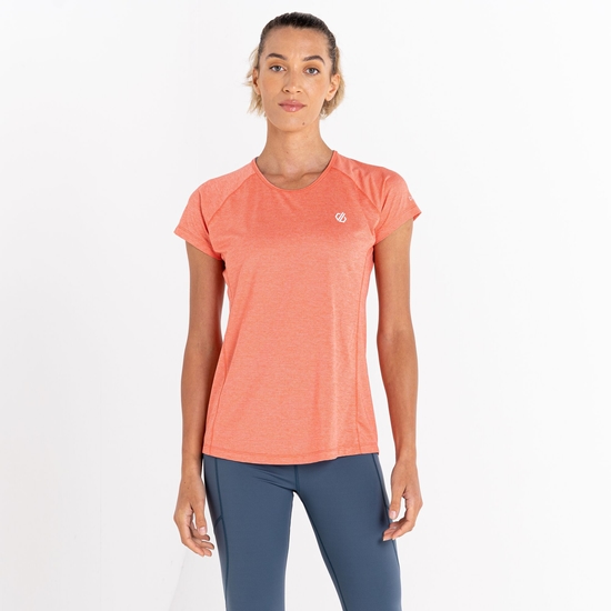 Dare 2b - Women's Corral Lightweight T-Shirt Neon Peach Marl