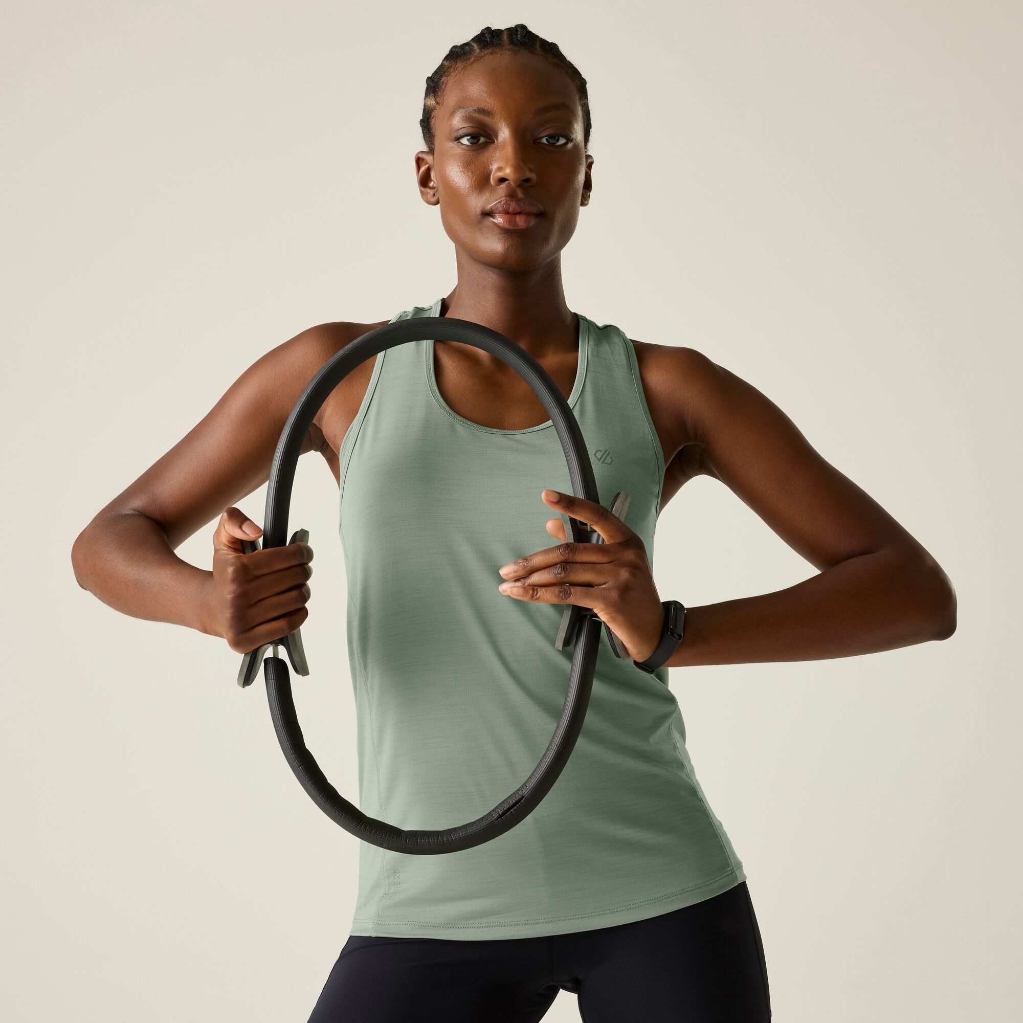 Dare 2b Koszulka na ramiączkach damska szybkoschnąca Modernize II Zielony