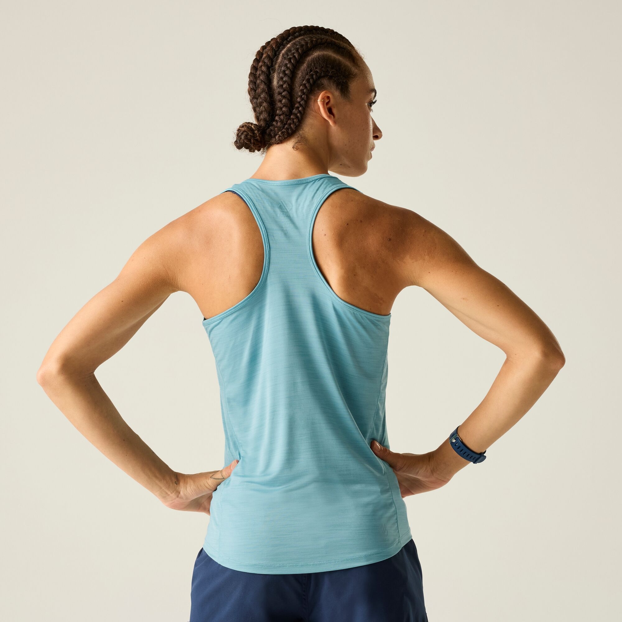 Dare 2b Koszulka na ramiączkach damska szybkoschnąca Modernize II Niebieski