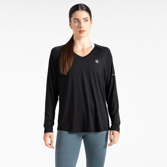 Women's Discern Lightweight T-Shirt Black