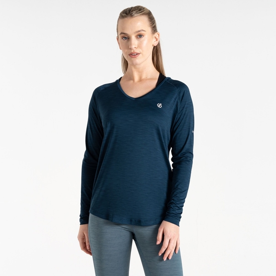 Dare 2b - Women's Discern Long Sleeve T-Shirt Moonlight Denim