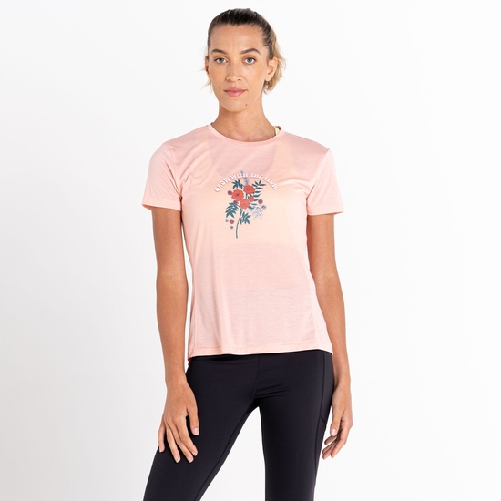 Dare 2b - Women's Sense of Calm Graphic T-Shirt Apricot Blush