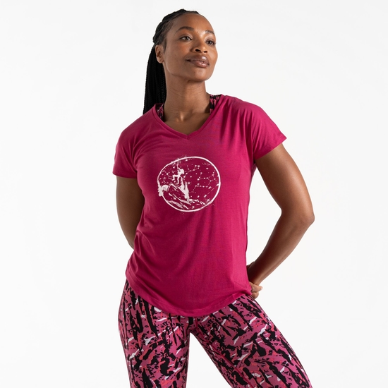 Dare 2b - Damska koszulka Calm Różowy