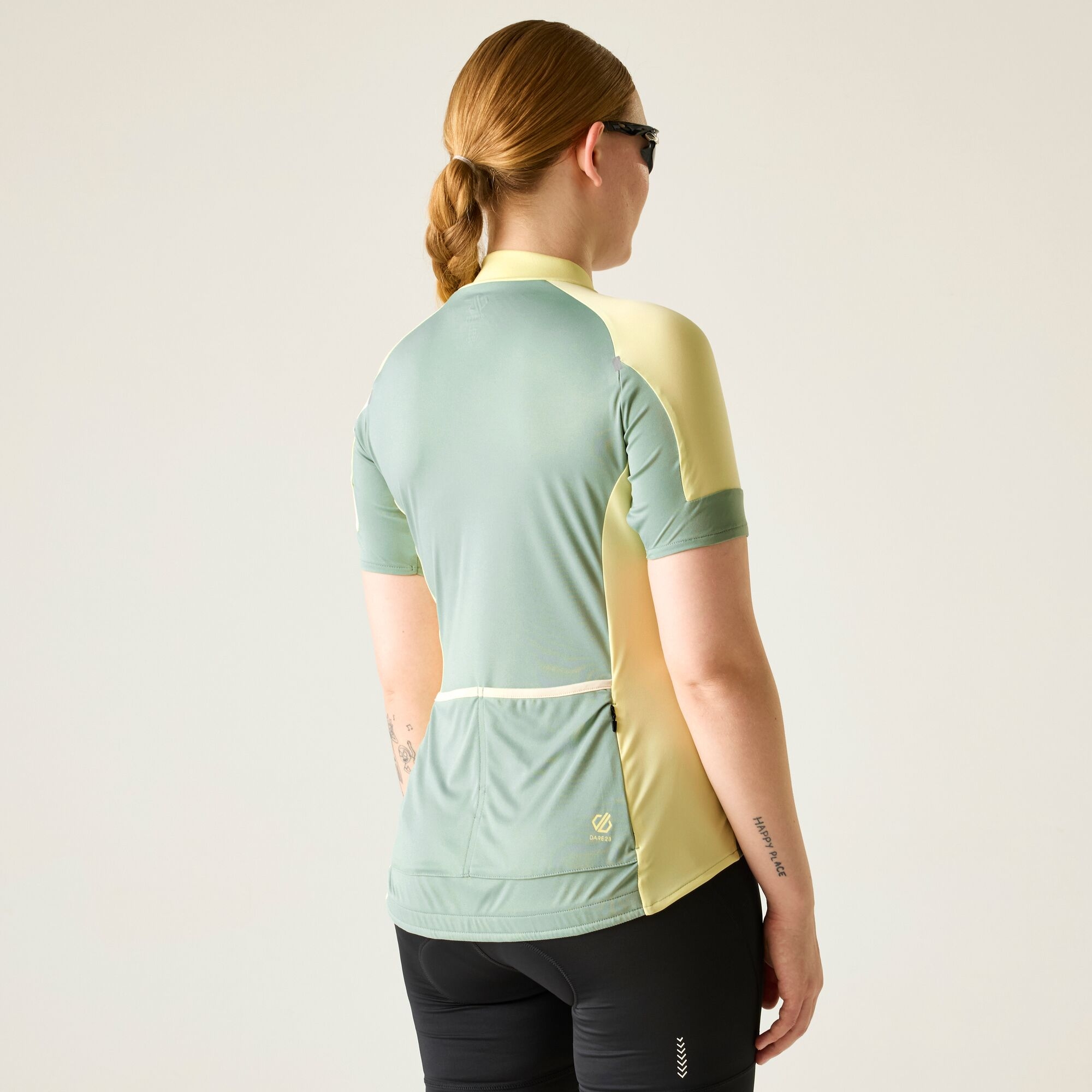 Dare 2b Koszulka rowerowa damska szybkoschnąca Flutter Zielony