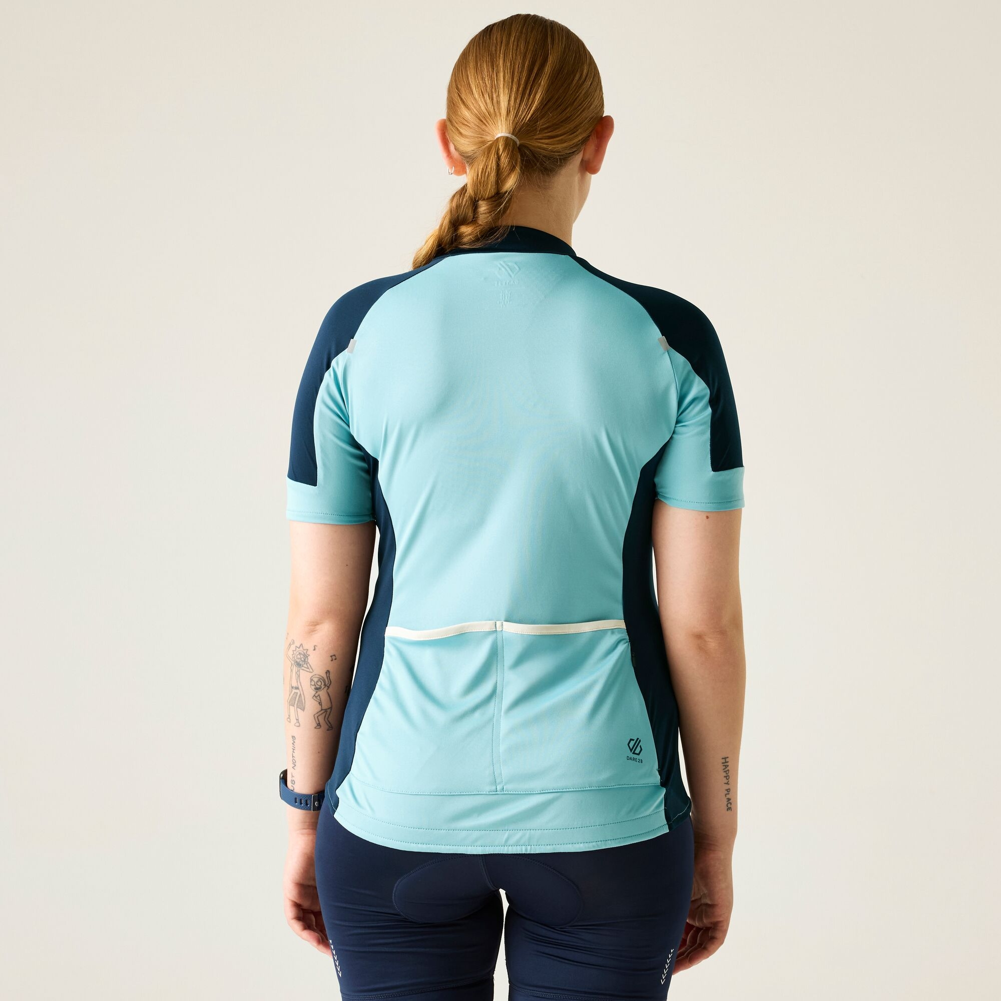 Dare 2b Koszulka rowerowa damska szybkoschnąca Flutter Niebieski