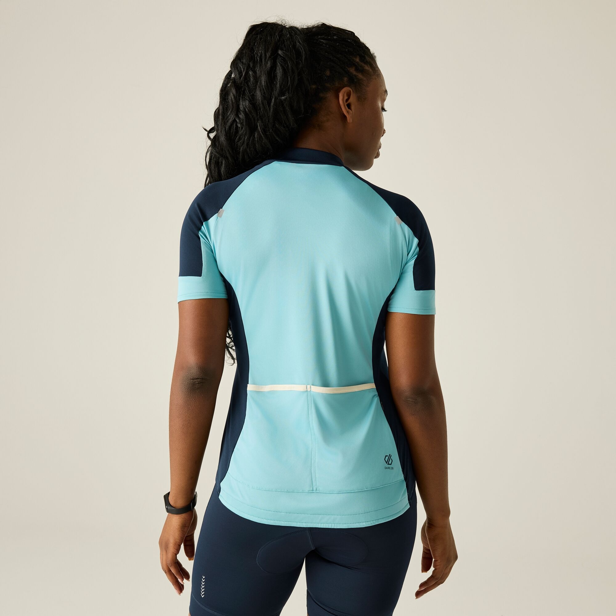 Dare 2b Dare 2b Koszulka rowerowa damska szybkoschnąca Flutter Niebieski