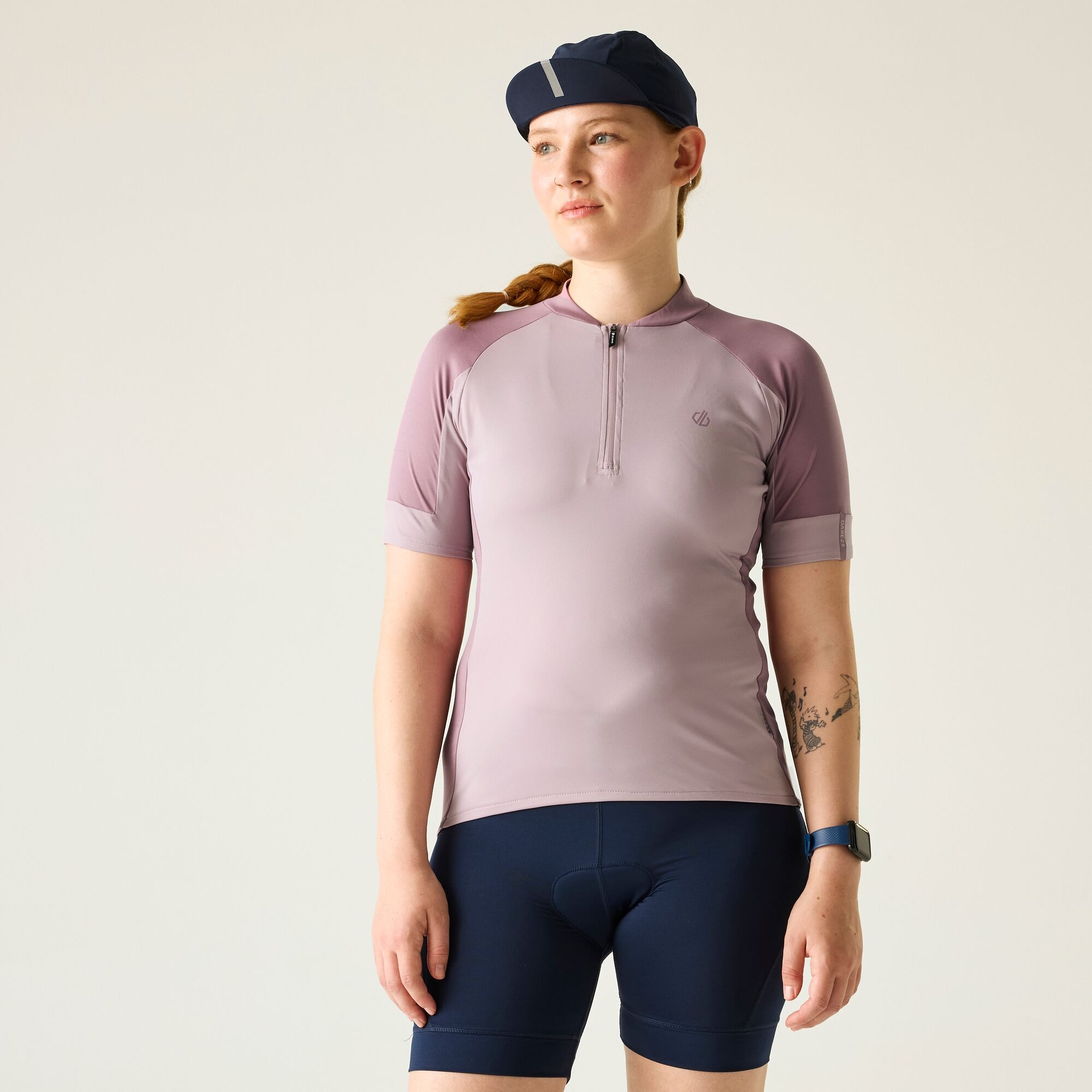 Dare 2b Koszulka rowerowa damska szybkoschnąca Flutter Różowy