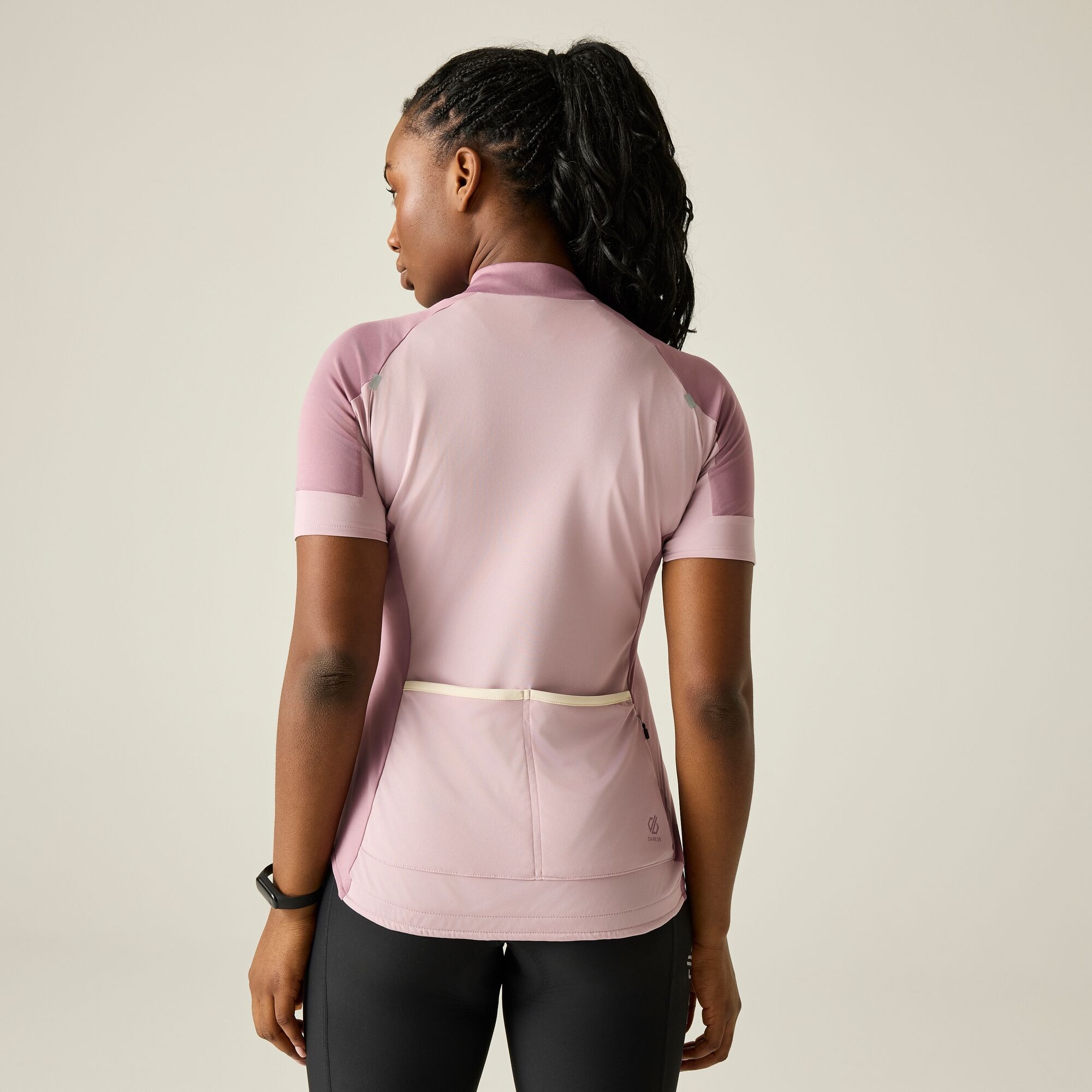 Dare 2b Dare 2b Koszulka rowerowa damska szybkoschnąca Flutter Różowy